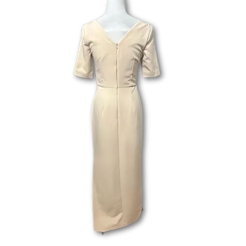 Other JS Collections Sheath Maxi Dress Beaded Beige Women's 4 Size S / US 4 / IT 40 - 6 Thumbnail
