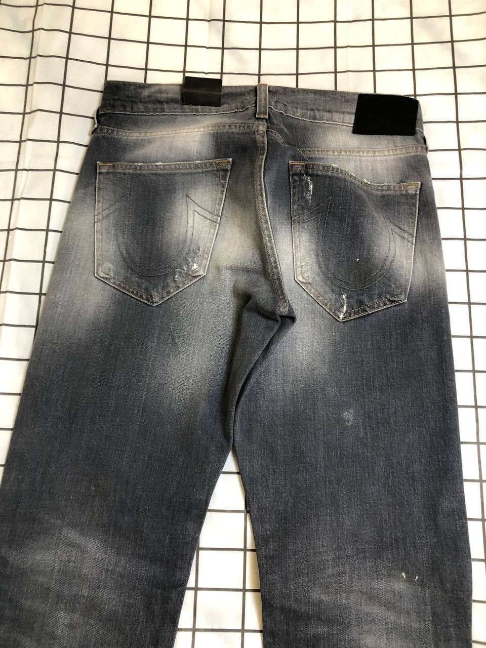 True Religion True Religion Geno Relaxed Slim Vintage Straight Jeans Size US 30 / EU 46 - 20 Thumbnail