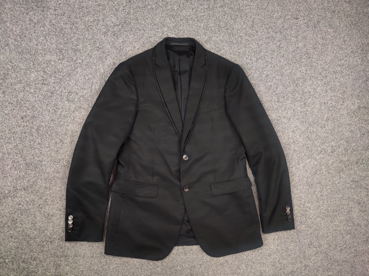 Pal Zileri Design double collar Patterned Wool Blazer Jacket