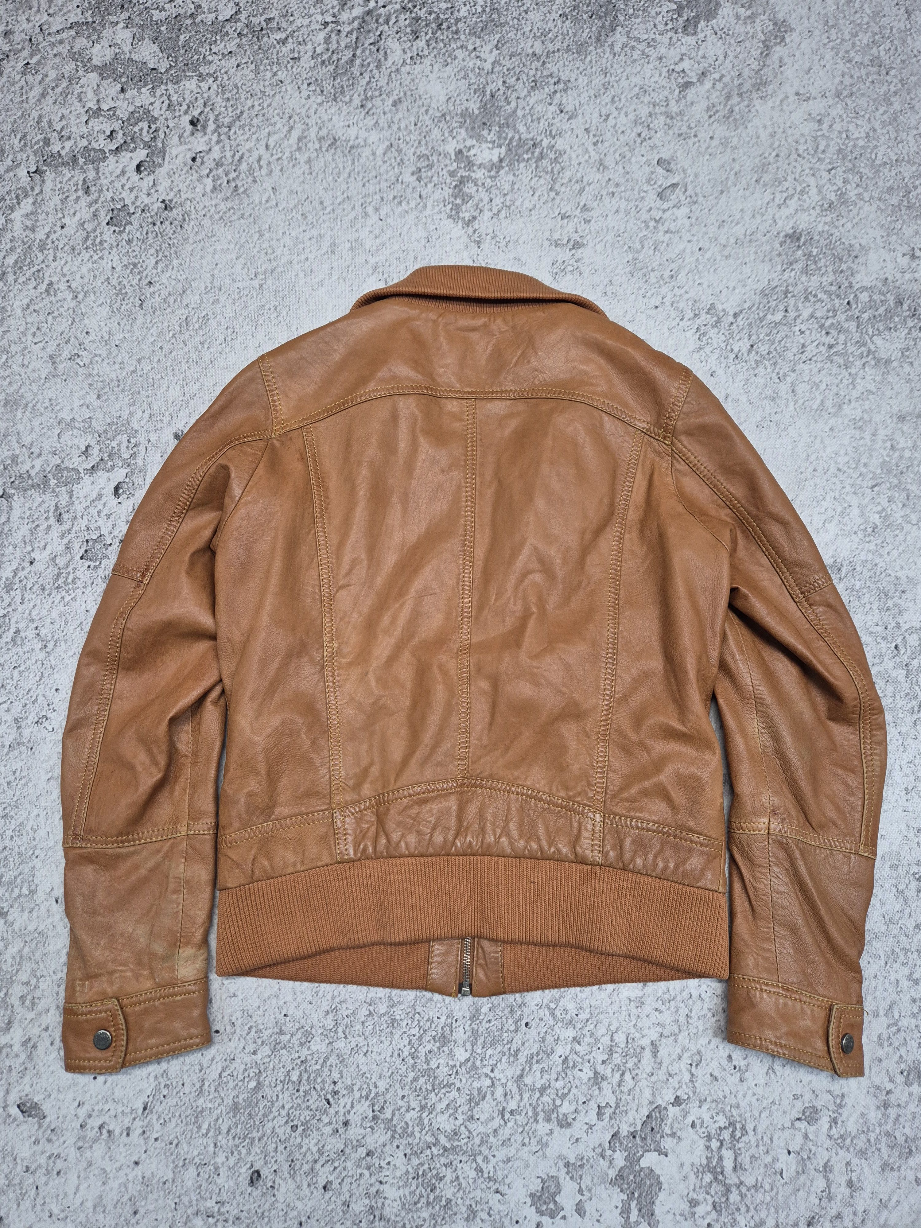 Vintage Vintage Avant Garde Leather Jacket Size L / US 10 / IT 46 - 5 Thumbnail