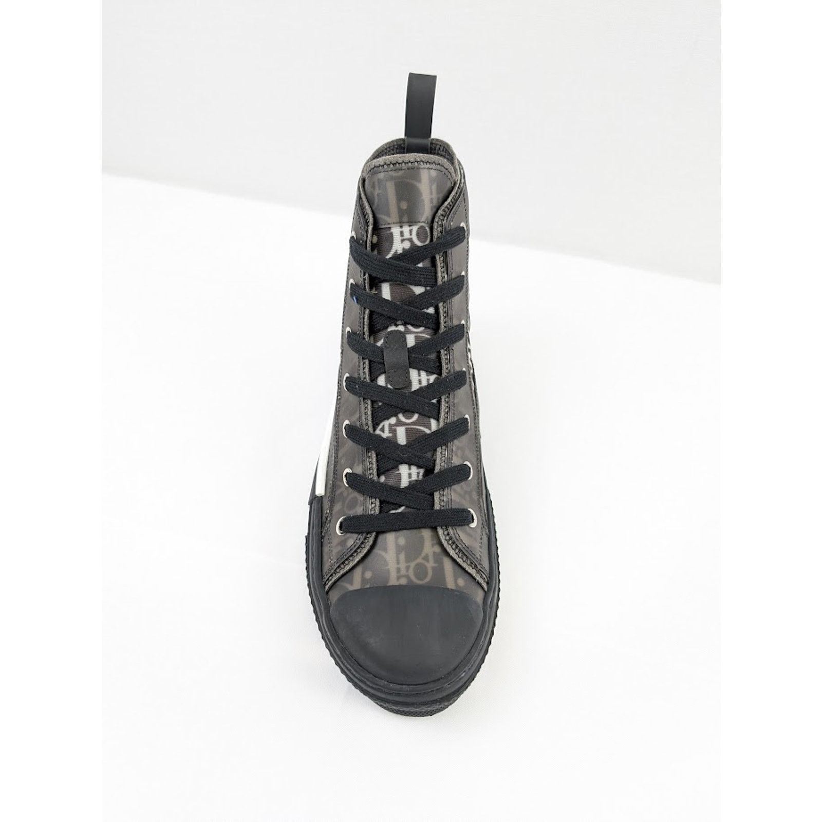 Dior o1rshd1 B23 Oblique High-Top Sneakers in Black / White Size US 8 / EU 41 - 8 Thumbnail