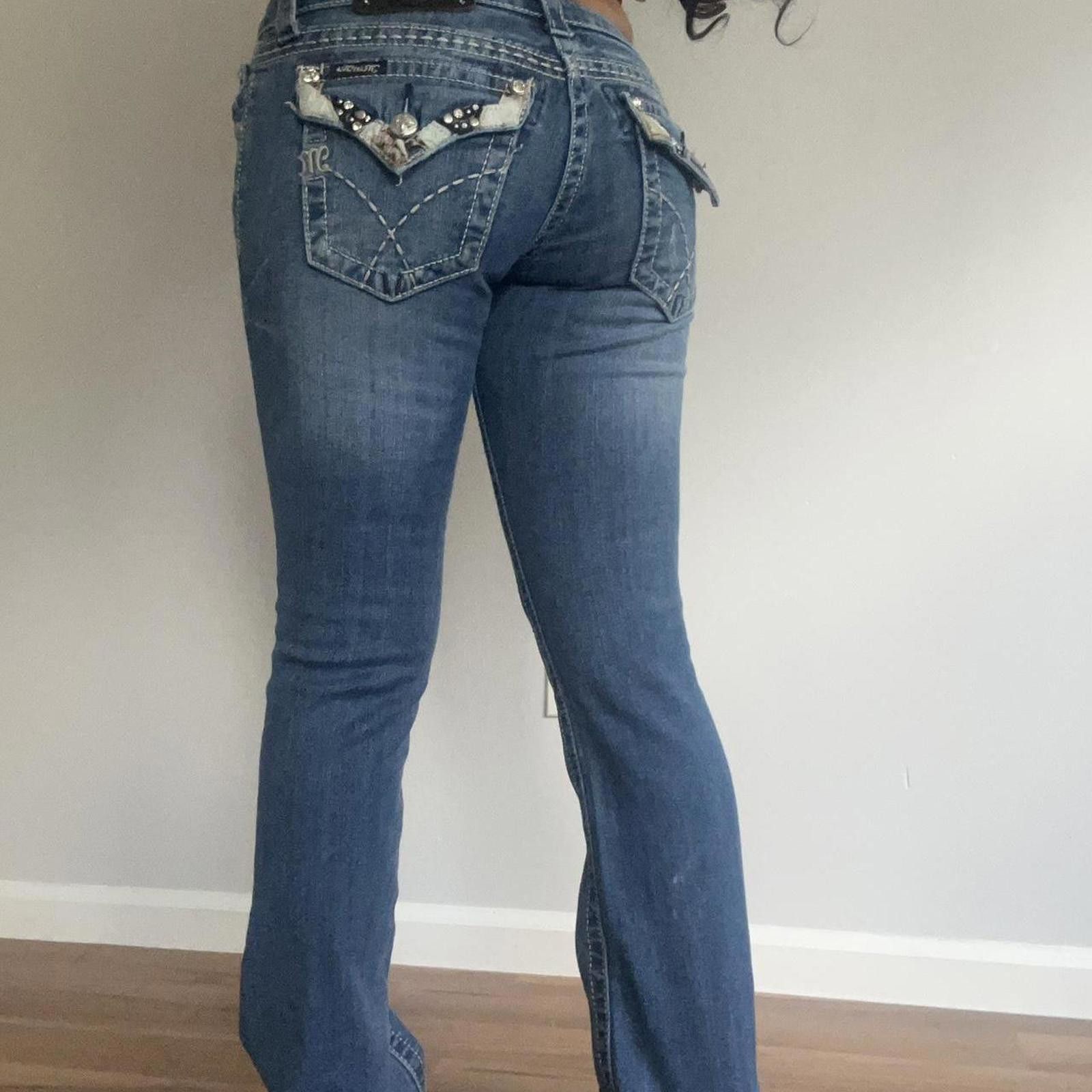 Other Low rise flare jeans with a distressed faded look#flarejeans Size 42" / US 20 - 6 Thumbnail