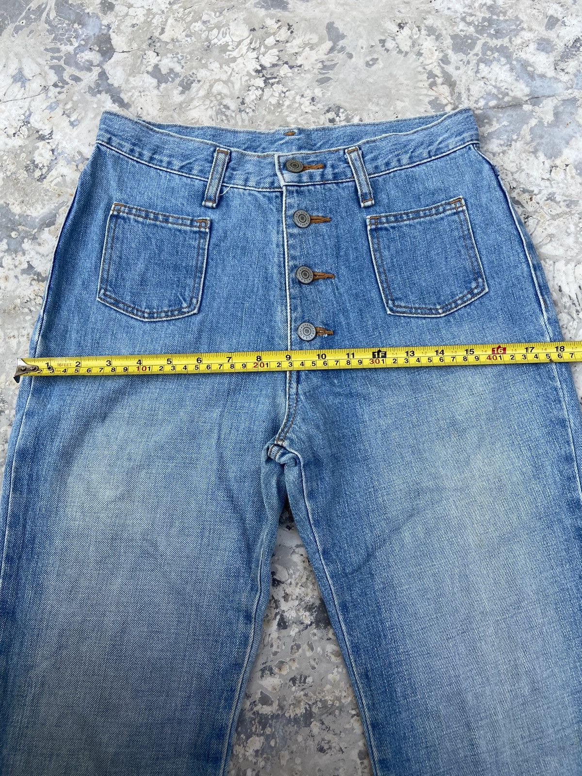 Vintage × Wrangler Vintage Wrangler flare denim pants women Size 26" / US 2 / IT 38 - 11 Thumbnail