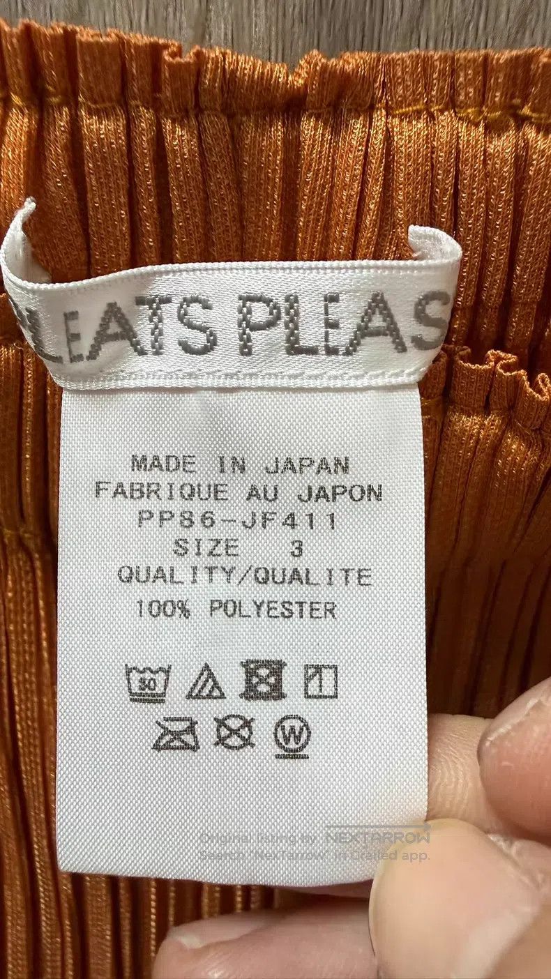 Issey Miyake Issey Miyake size:3 Thick Pleated Pants Orange Size 31" - 8 Thumbnail