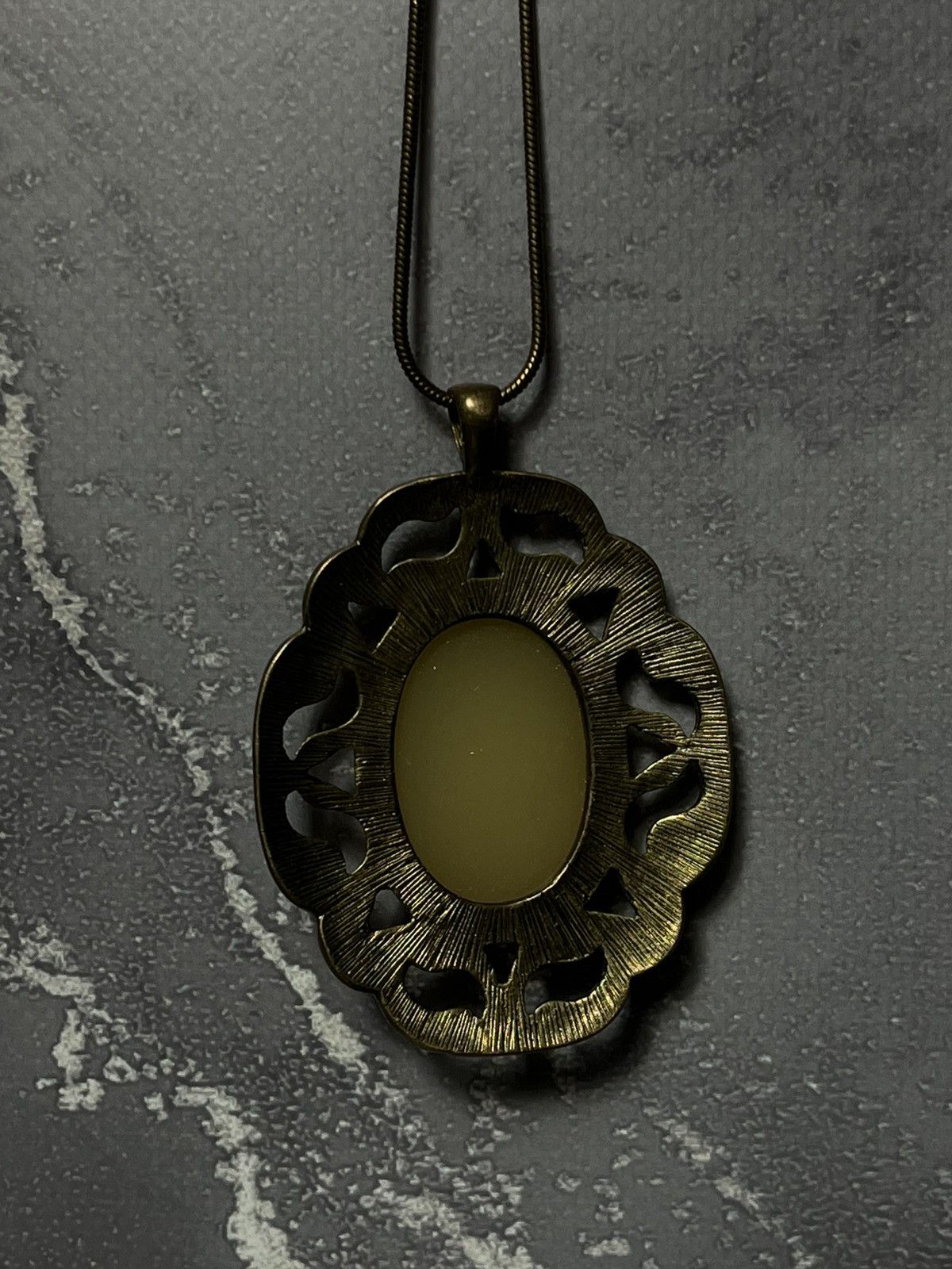 Jewelry × Vintage Vintage Amber Pendant Necklace Size ONE SIZE - 4 Thumbnail