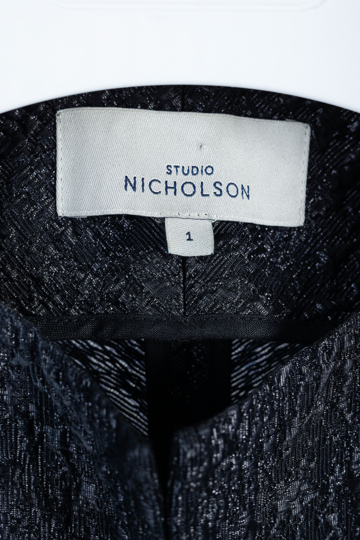Studio Nicholson Studio Nicholson Effie Midnight-Blue Jacquard Dress Size S / US 4 / IT 40 - 4 Thumbnail