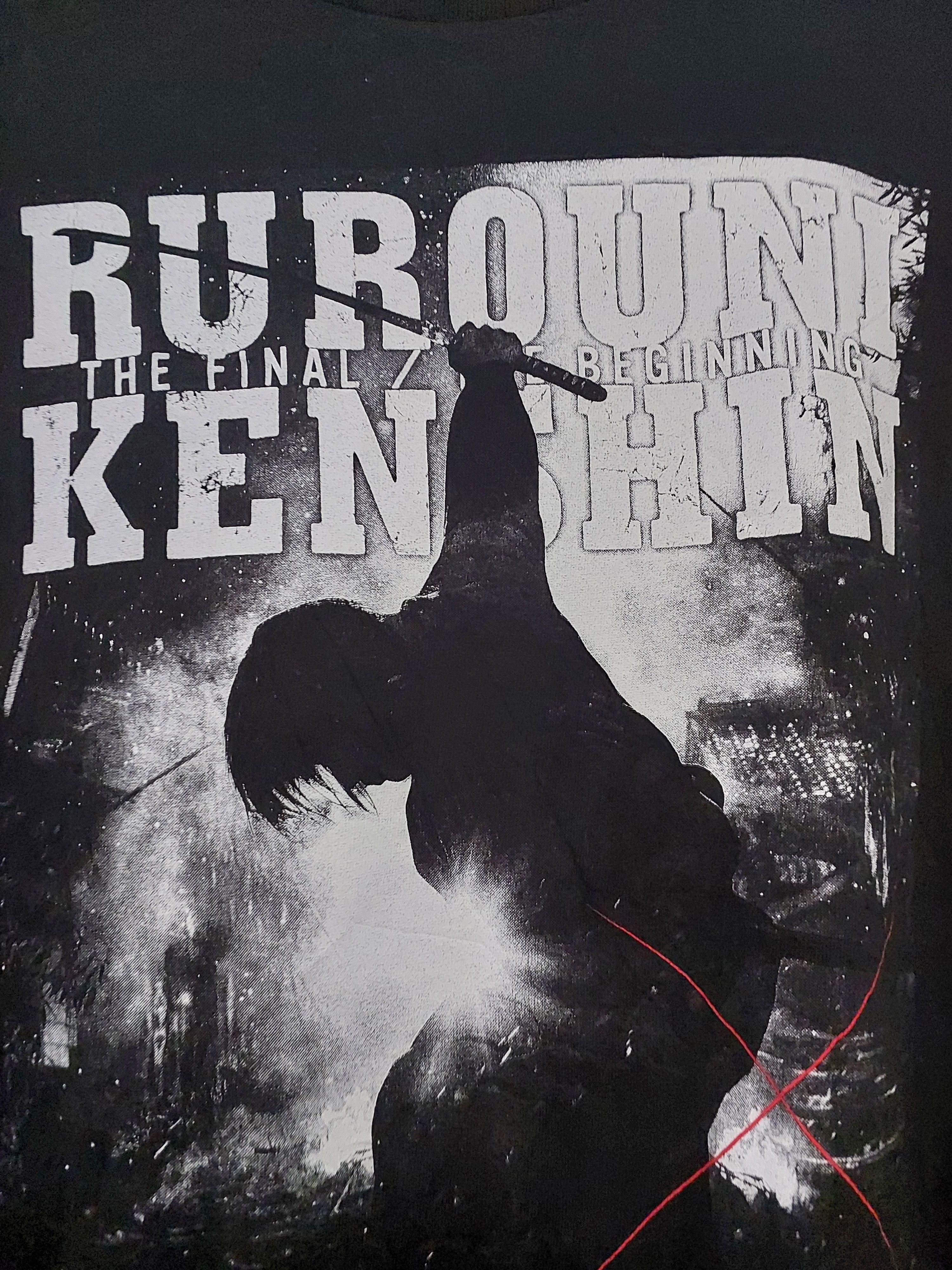Anime × Japanese Brand RUROUNI KENSHIN LIVE ACTION MOVIE SAMURAI X ANIME T-SHIRT Size US L / EU 52-54 / 3 - 4 Thumbnail