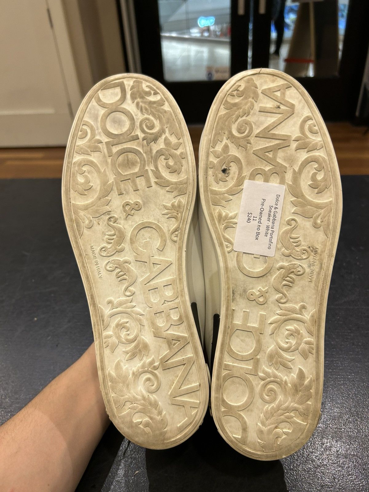 Dolce & Gabbana Dolce & Gabbana Portofino Sneaker - White Size US 11 / EU 44 - 7 Thumbnail