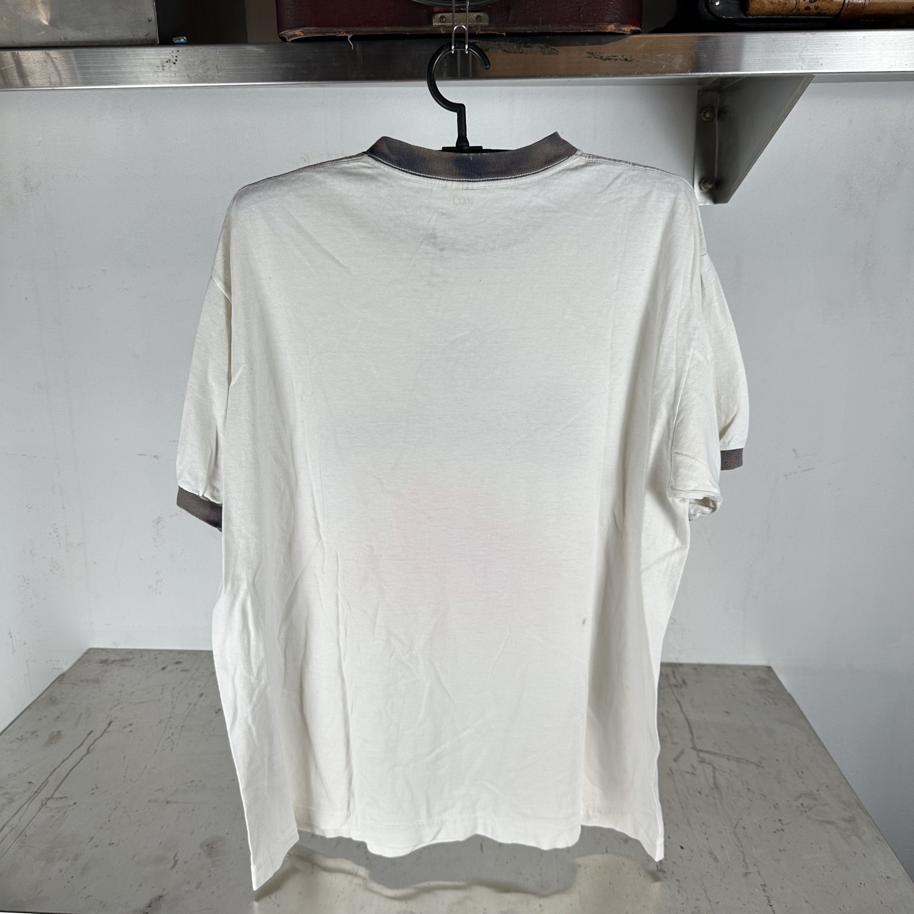 Vintage 1995 Mr. Bubble Bubble Bath Promo Graphic Ringer T-Shirt Size US XL / EU 56 / 4 - 3 Thumbnail