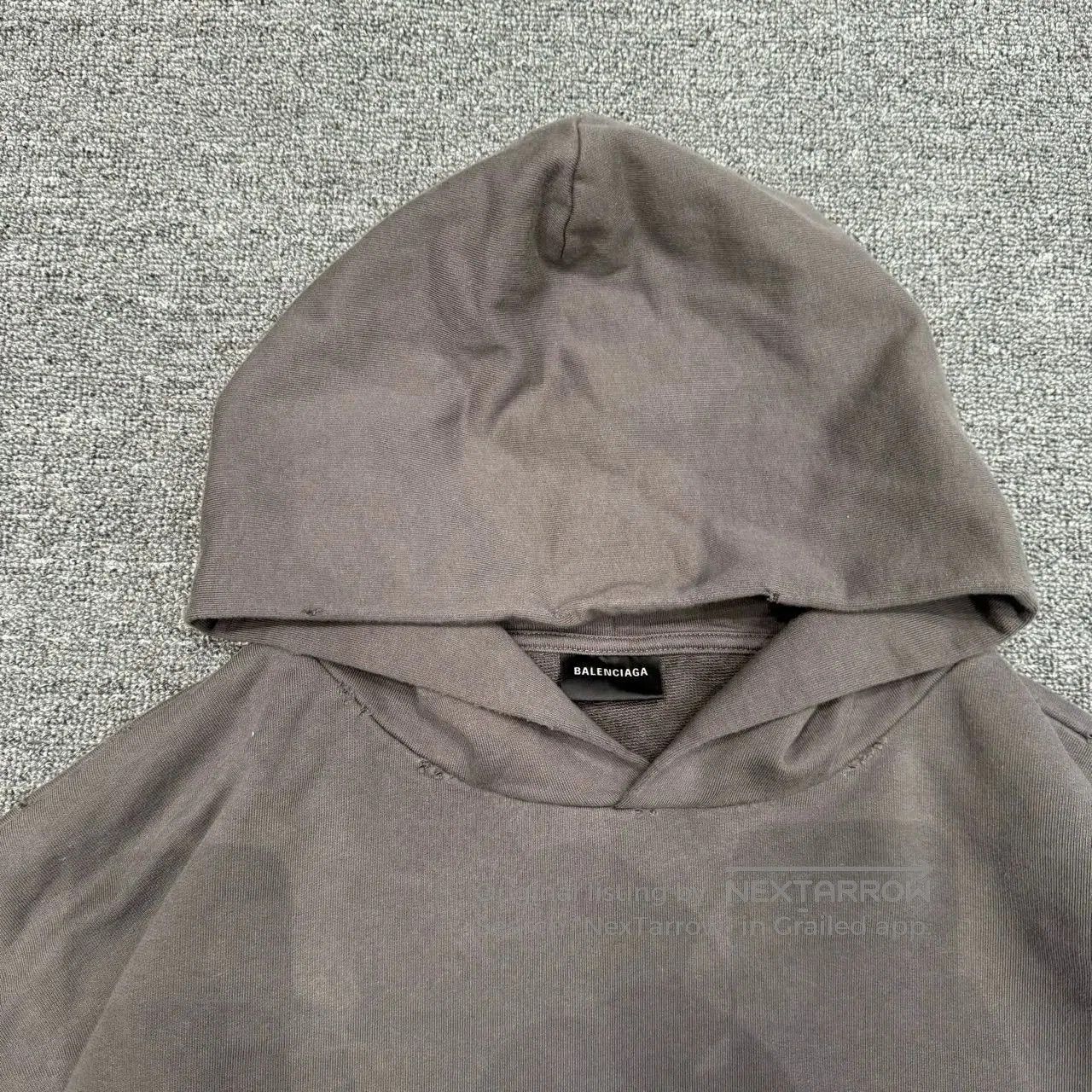 Balenciaga Balenciaga Gray Coke Hoodie XS. Size US XS / EU 42 / 0 - 4 Thumbnail