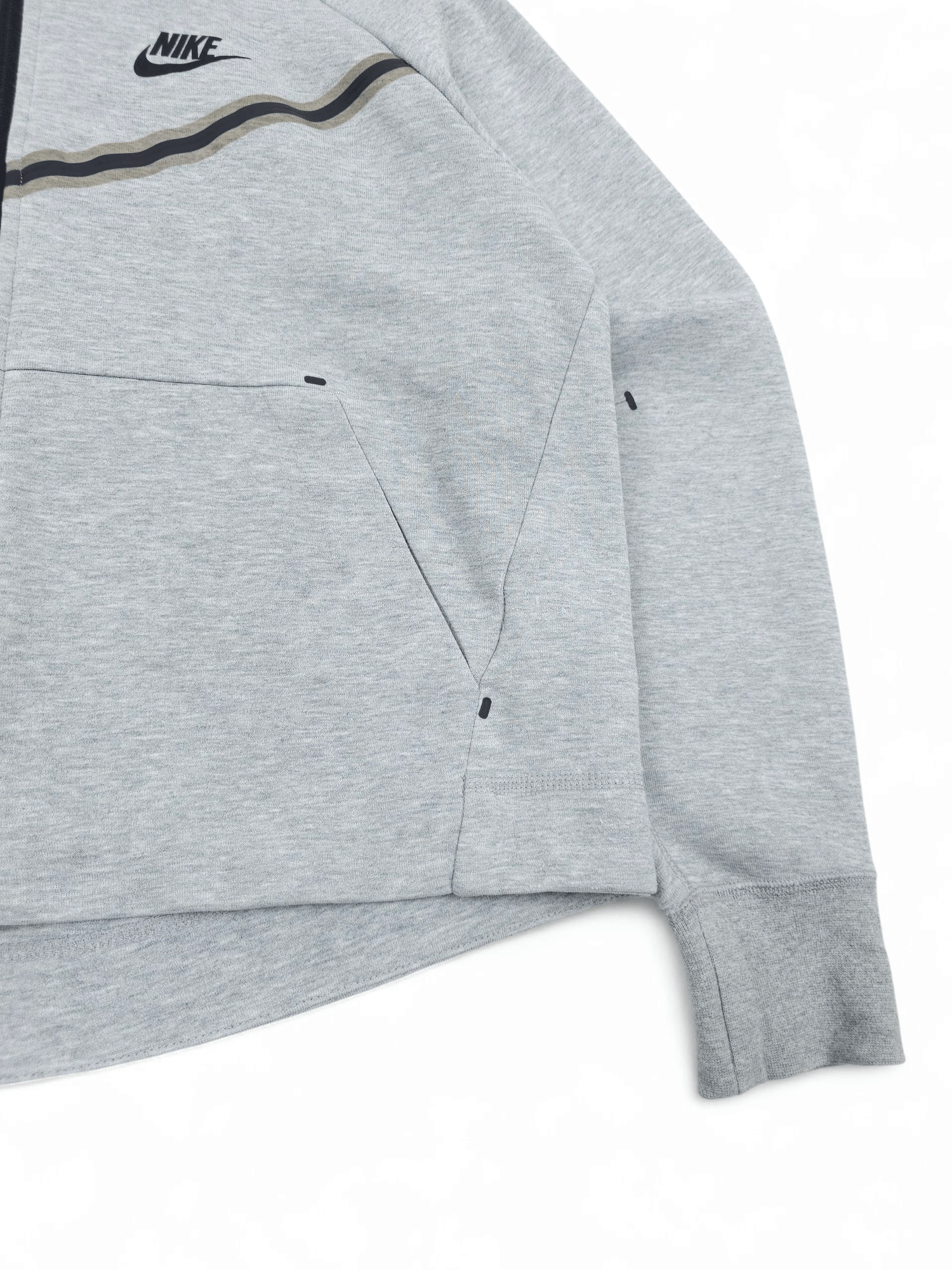 Nike 💎 Women's Nike Tech Fleece Size S Grey Hoodie Relaxed Size S / US 4 / IT 40 - 4 Thumbnail