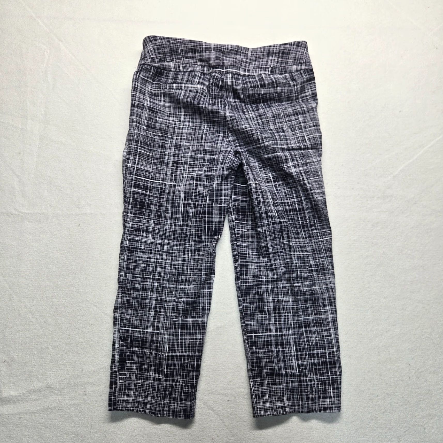 Vintage New Directions Gray Casual Crop Pants Women's Size 6 Stretch Nylon Blend Size 28" / US 6 / IT 42 - 7 Thumbnail