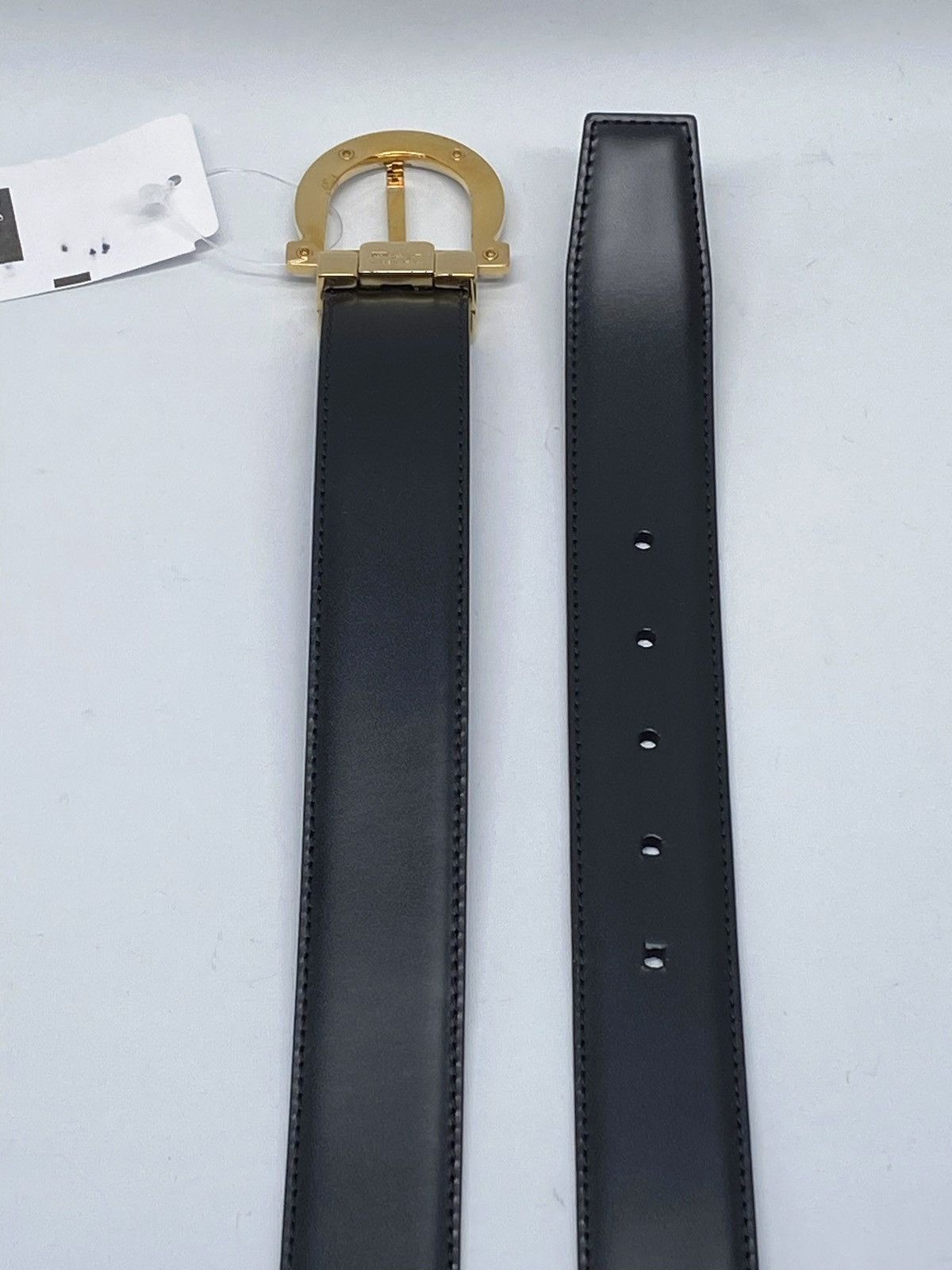 Salvatore Ferragamo Salvatore Ferragamo Adjustable Reversible Leather Belt 32 Size 32 - 5 Thumbnail
