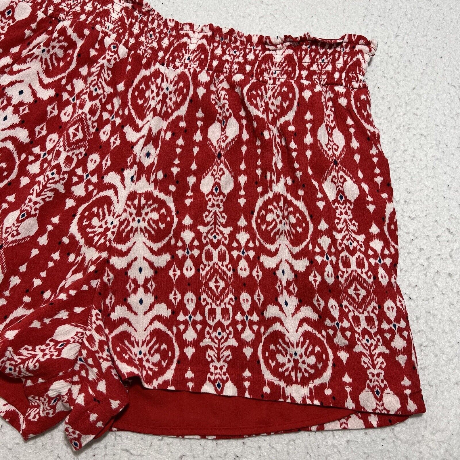 Other Knox Rose Women's XL High Rise Boho 2.5" Inseam Sweat Shorts Size 40" / US 18 - 3 Thumbnail