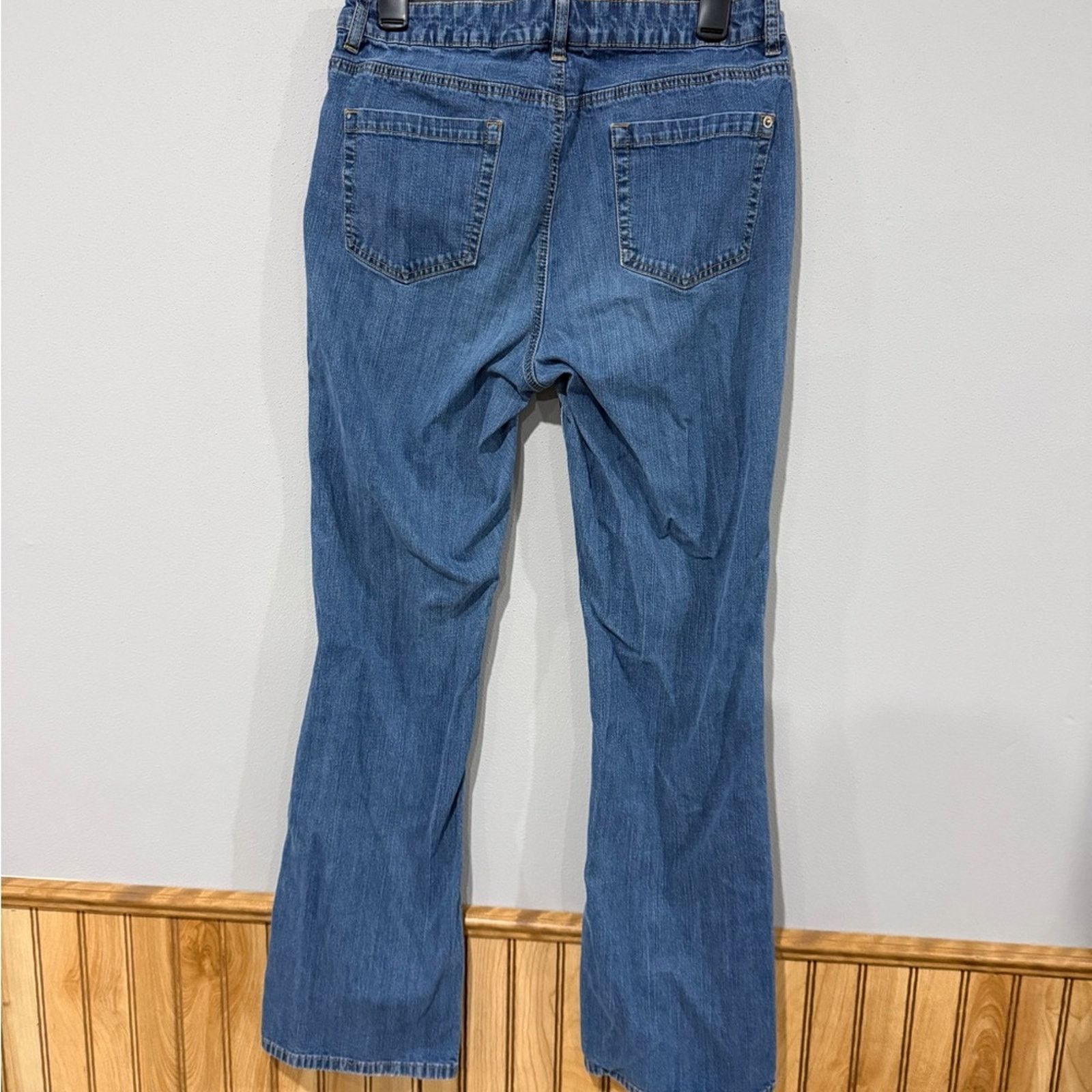 Other Liz & Co. Blue Straight Leg Jeans Size 10 Size 32" / US 10 / IT 46 - 3 Thumbnail