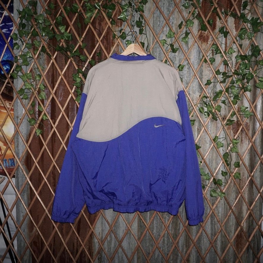 Nike XL - Vintage Y2K Nike embroider 90s purple/gray windbreaker Size US XL / EU 56 / 4 - 2 Thumbnail