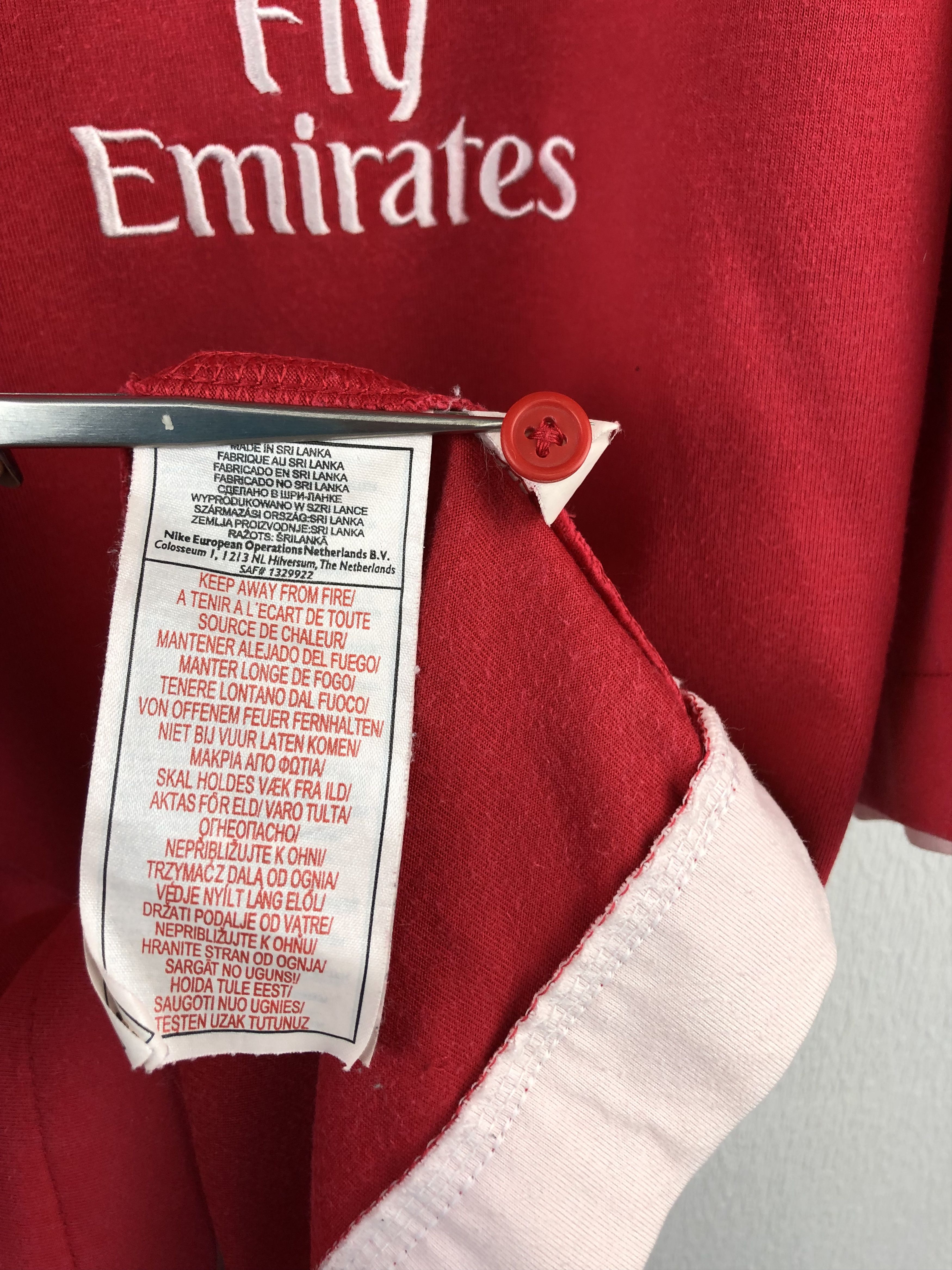 Nike Vintage Arsenal Football Shirt Polo Soccer Jersey Rare Size US XXL / EU 58 / 5 - 9 Thumbnail
