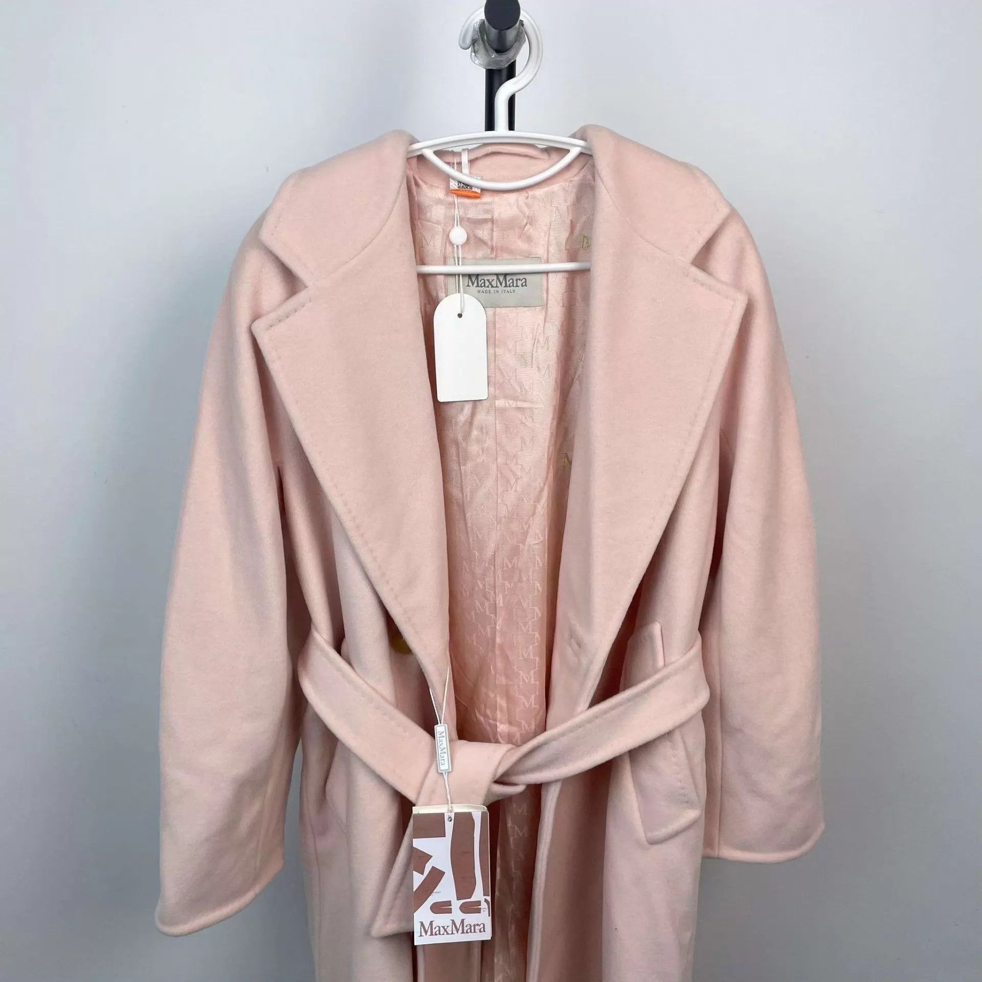 Max Mara Maxmara wool coat NWOT size 32 pink Size XS / US 0-2 / IT 36-38 - 4 Thumbnail