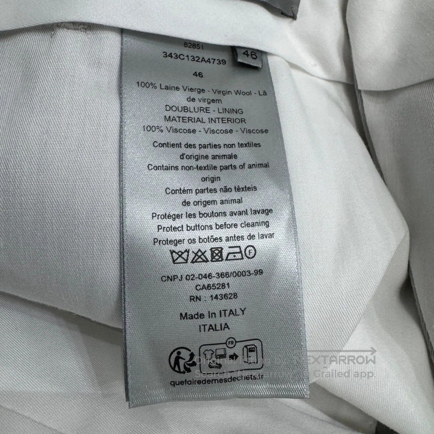 Dior White Casual Straight. Size US 30 / EU 46 - 3 Thumbnail