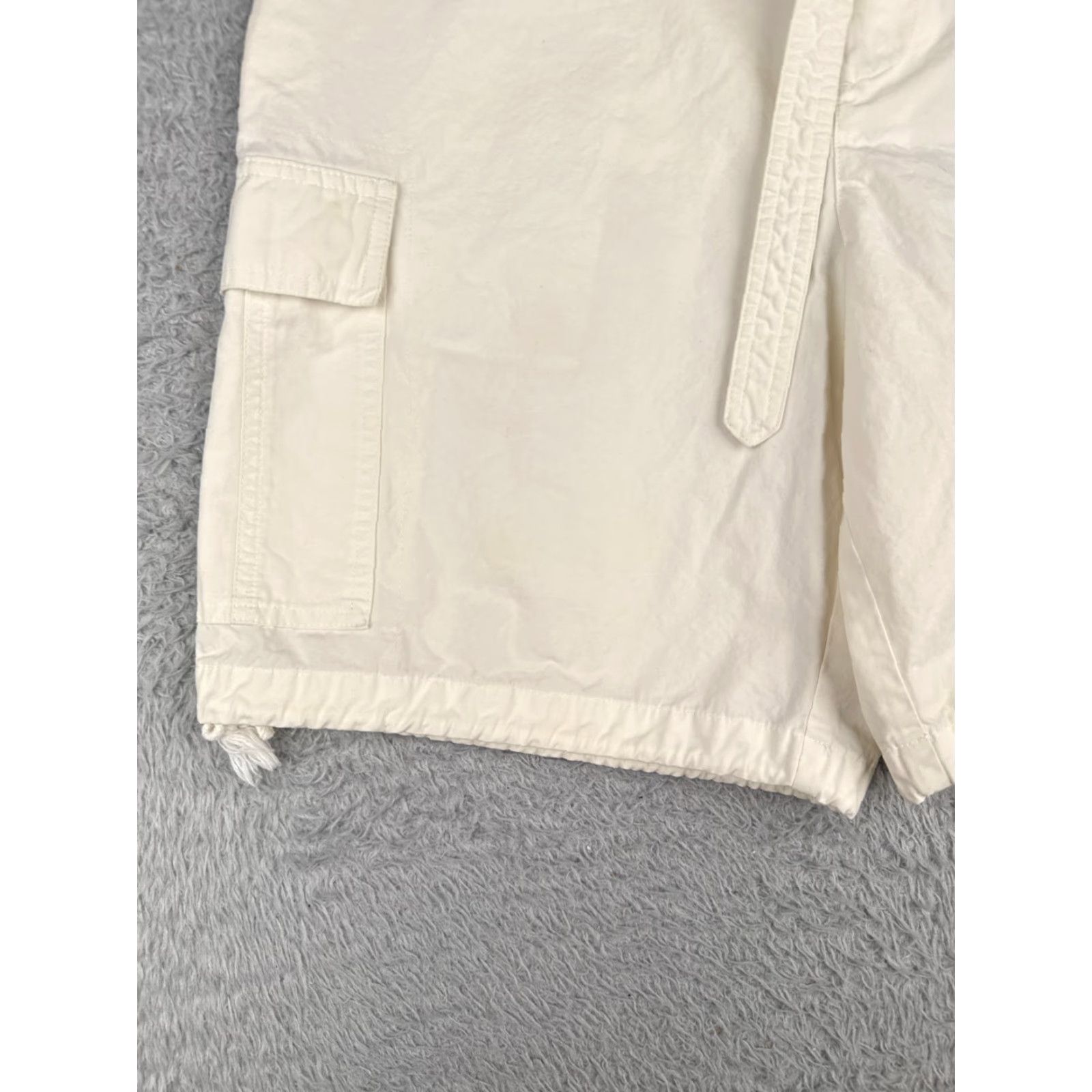 Ralph Lauren Lauren Ralph Lauren Shorts Women 6 Ivory Chino 30x8 100% Cotton Belted Cargo Button 8 in Inseam 5-Pocket Size 28" / US 6 / IT 42 - 3 Thumbnail