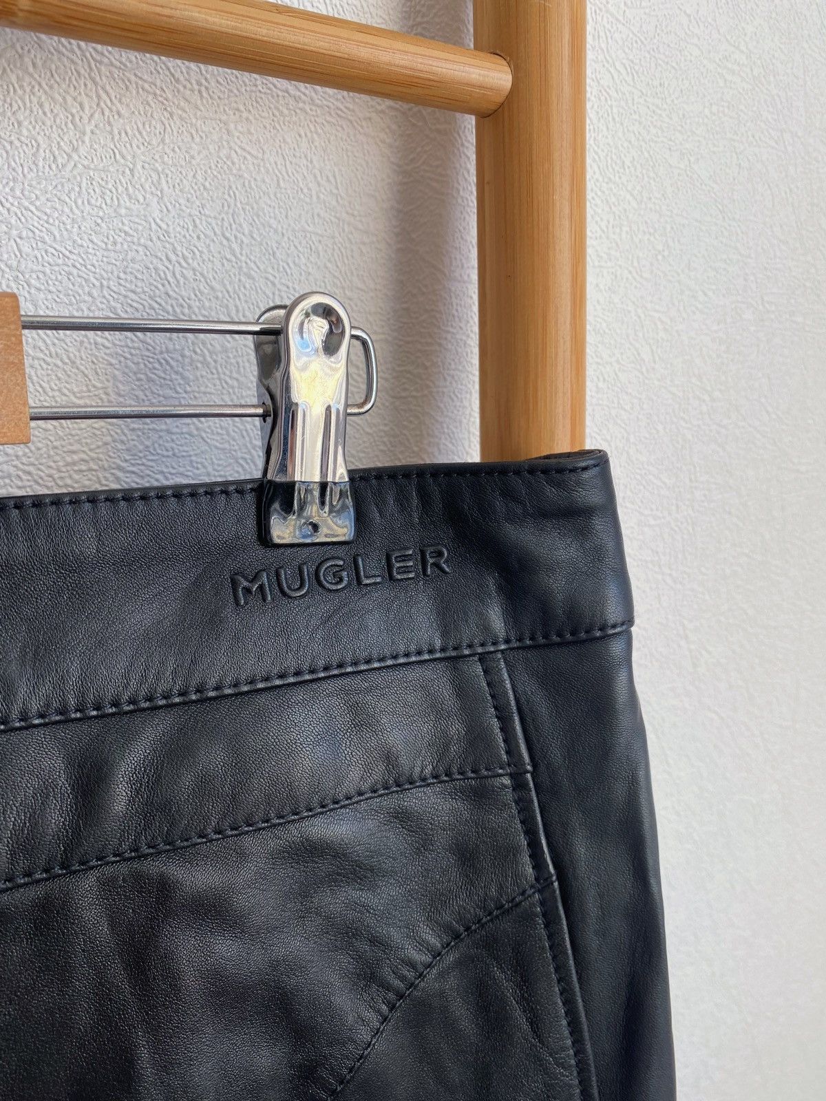Mugler Mugler x H&M Leather Pants Size US 34 / EU 50 - 17 Thumbnail