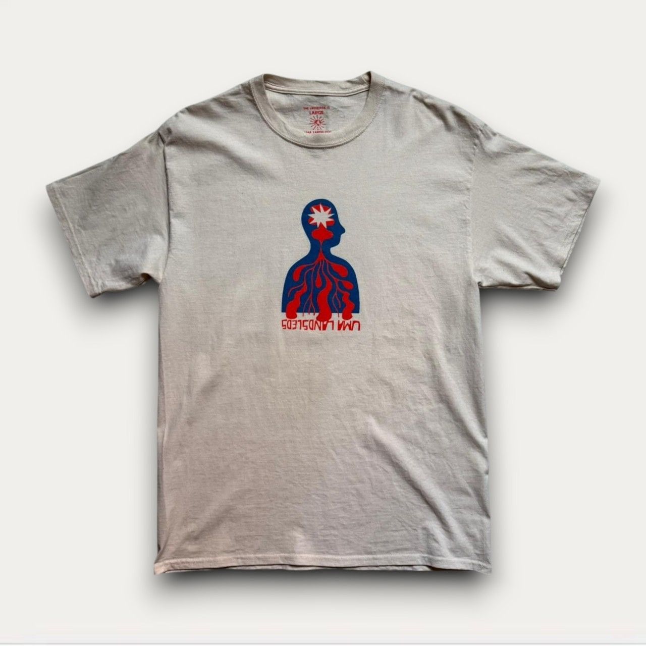 Hypebeast Uma Landsleds Starhead Natural Tee Size US L / EU 52-54 / 3 - 1 Thumbnail