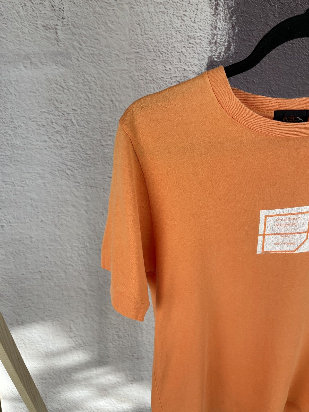 Japanese Brand Ined Homme vintage big logo Yohji Yamamoto single stitch tee Size US S / EU 44-46 / 1 - 6 Thumbnail