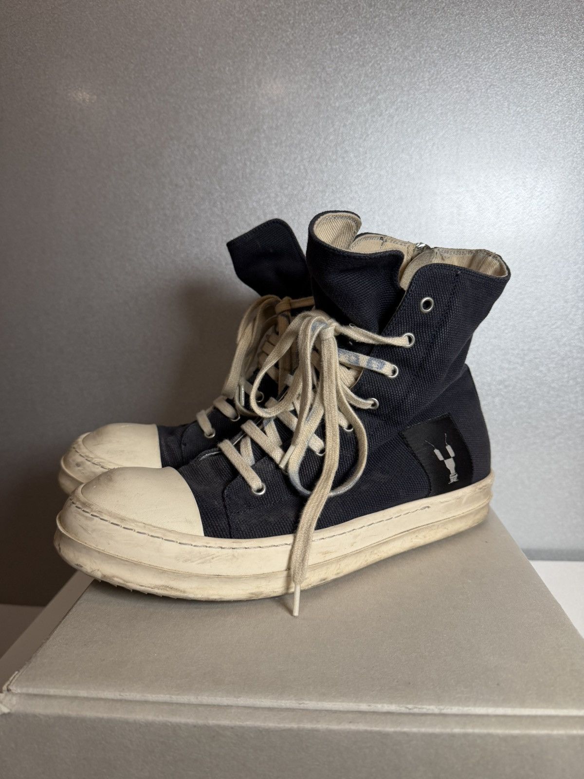 Rick Owens Rick Owens DRKSHDW Ramones Navy Size US 9 / EU 42 - 1 Thumbnail