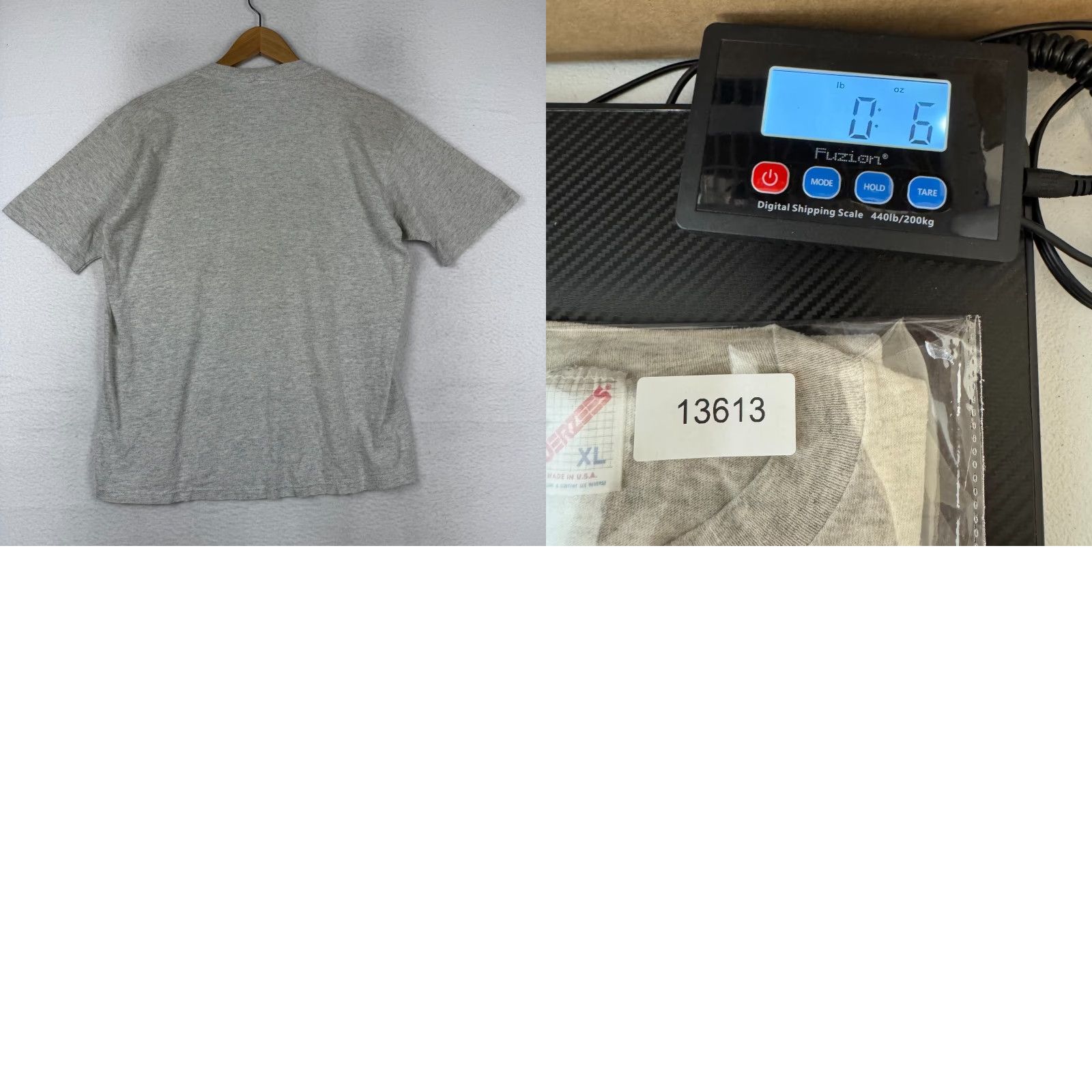 Jerzees VINTAGE Jerzees 80s 90s XL WMC Wrestling Single Stitch Shirt Spell Out Made USA T-Shirt Men Gray Cotton Short Sleeve Crew Neck Graphic Print 1990s Size US XL / EU 56 / 4 - 8 Thumbnail