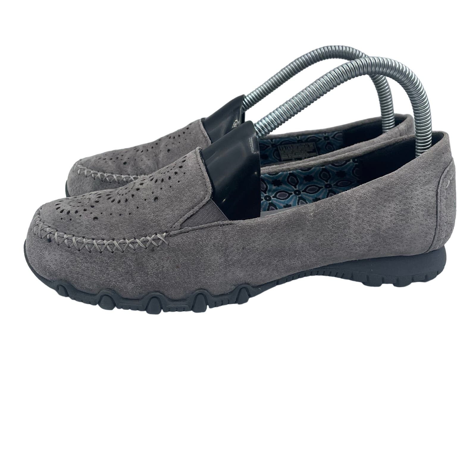 SKECHERS Skechers Relaxed Bikers Traffic Loafers Flats Charcoal 7.5 Size US 7.5 / IT 37.5 - 1 Thumbnail