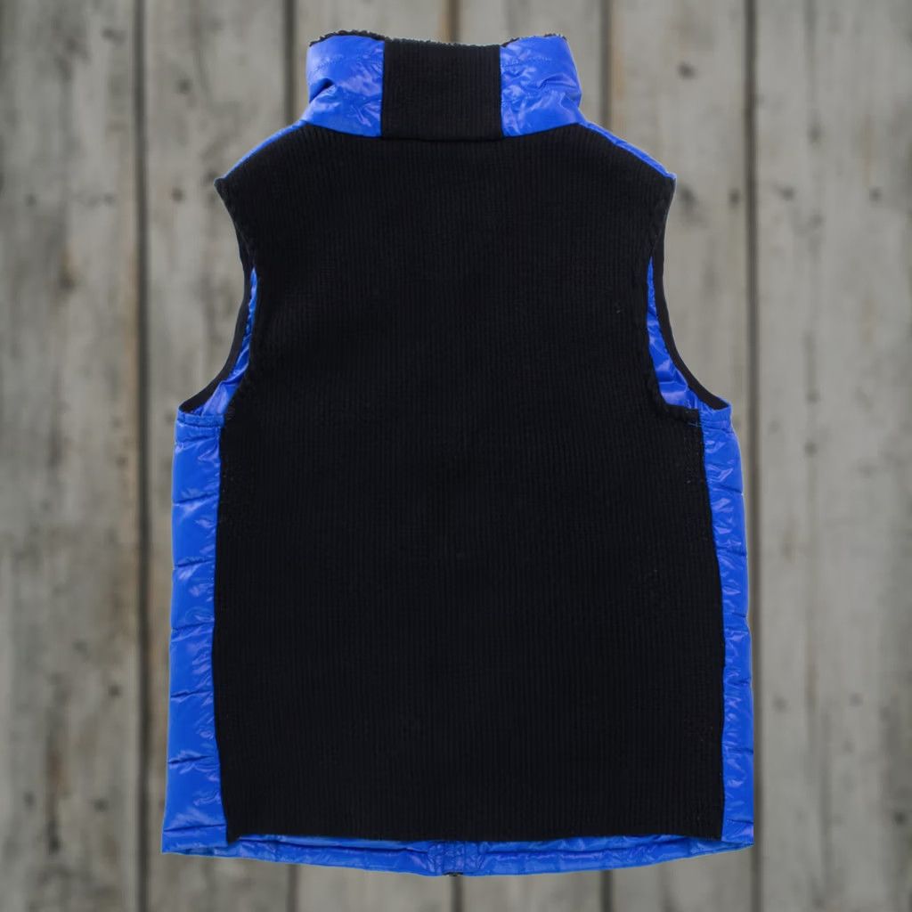 Calvin Klein VINTAGE Calvin Klein Puffer Vest Blue Sherpa Lined Large Warm Winter Vest Size US L / EU 52-54 / 3 - 1 Thumbnail
