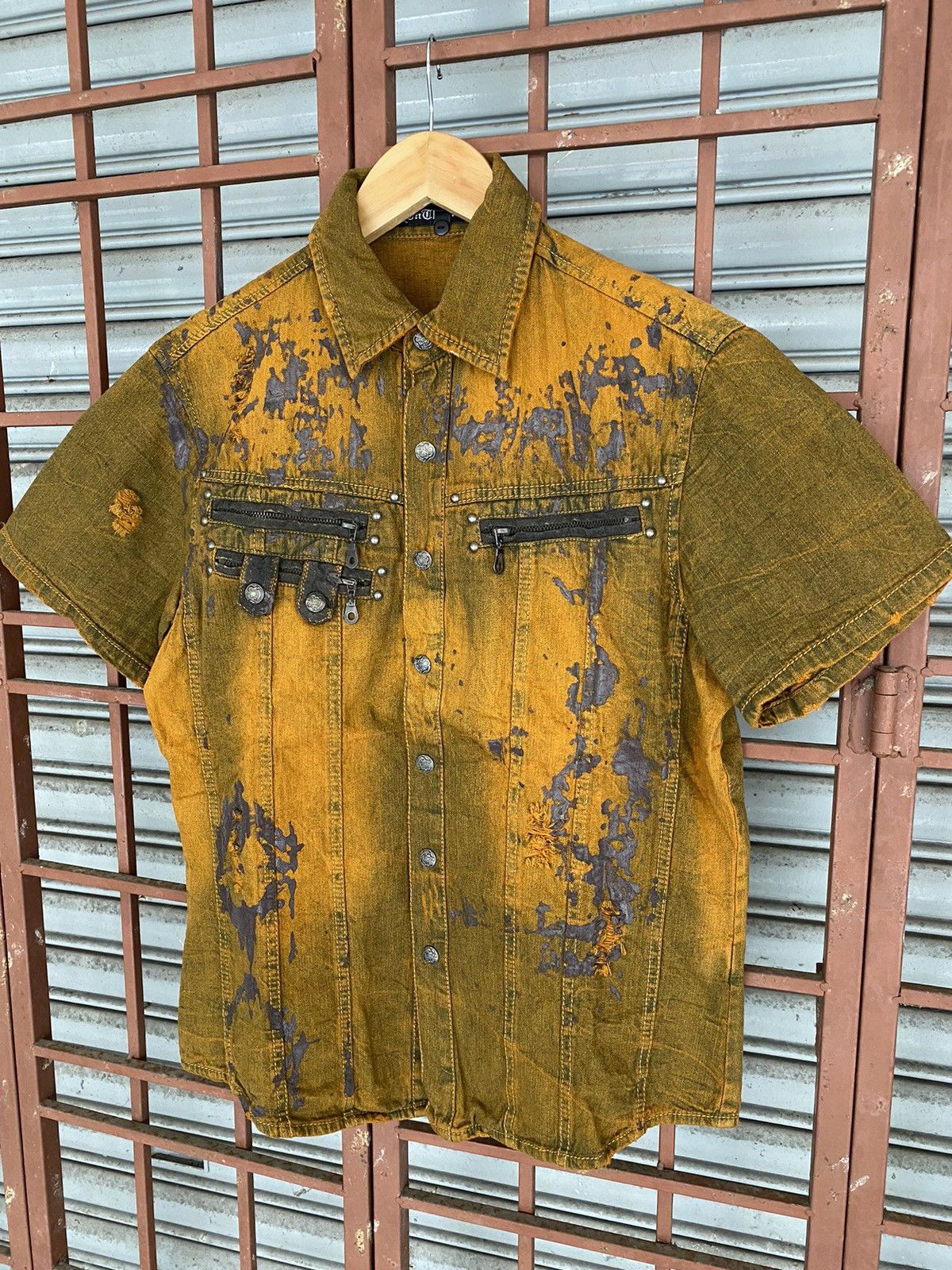 In The Attic Vintage In The Attic Punk Dye button shirt Size US L / EU 52-54 / 3 - 3 Thumbnail
