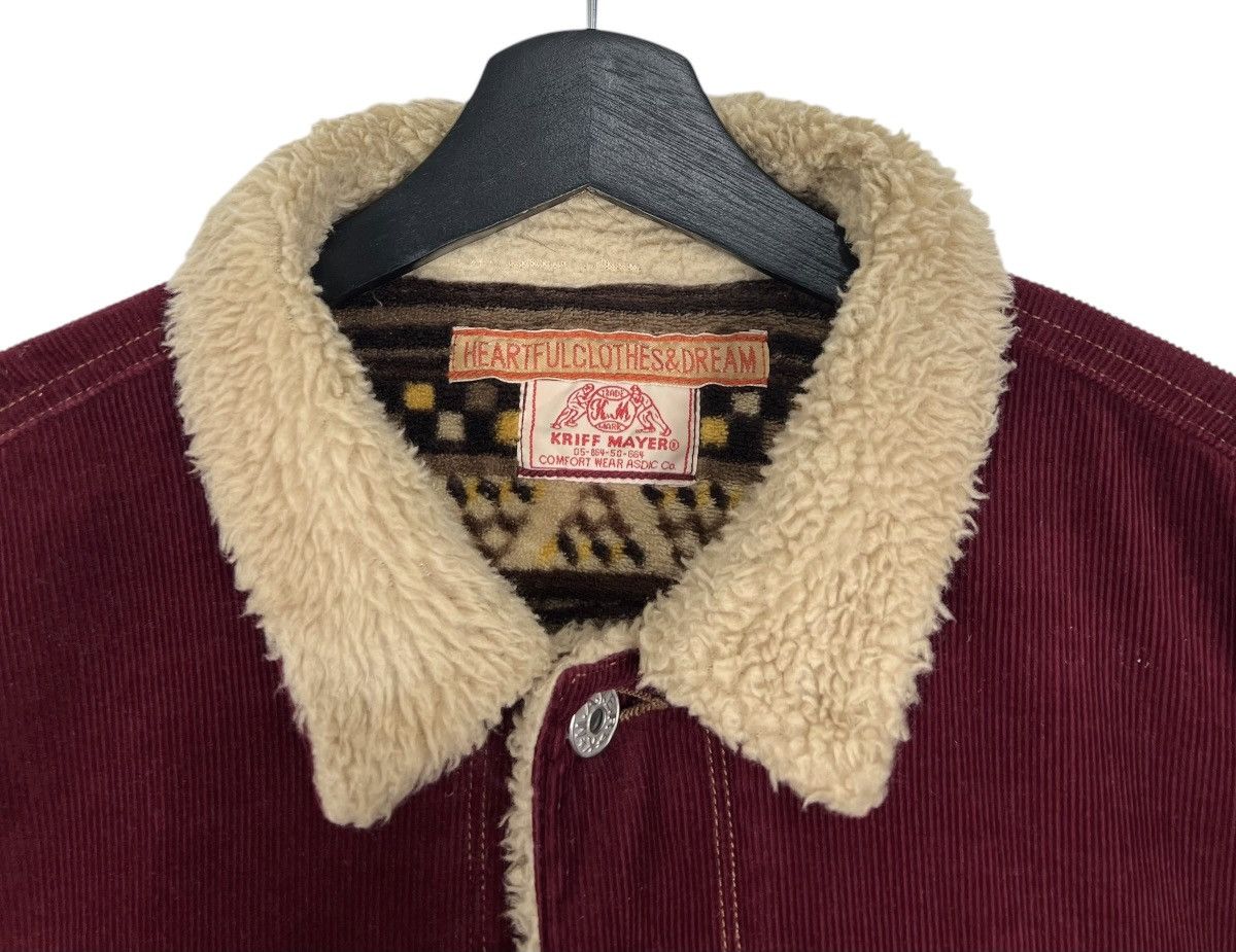 Japanese Brand Vintage Kriff Mayer Sherpa Jacket Size US L / EU 52-54 / 3 - 10 Thumbnail