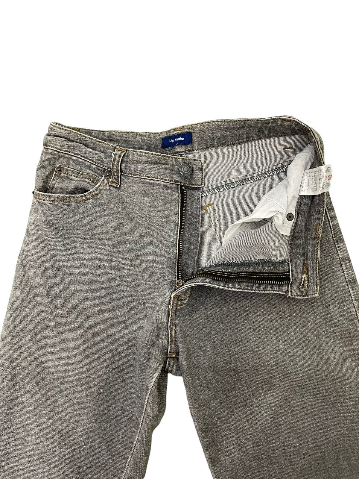Japanese Brand Flare Jeans Skinny Lip Make Distress Stretch Boot Cut 6🟦4 Size US 29 - 9 Thumbnail