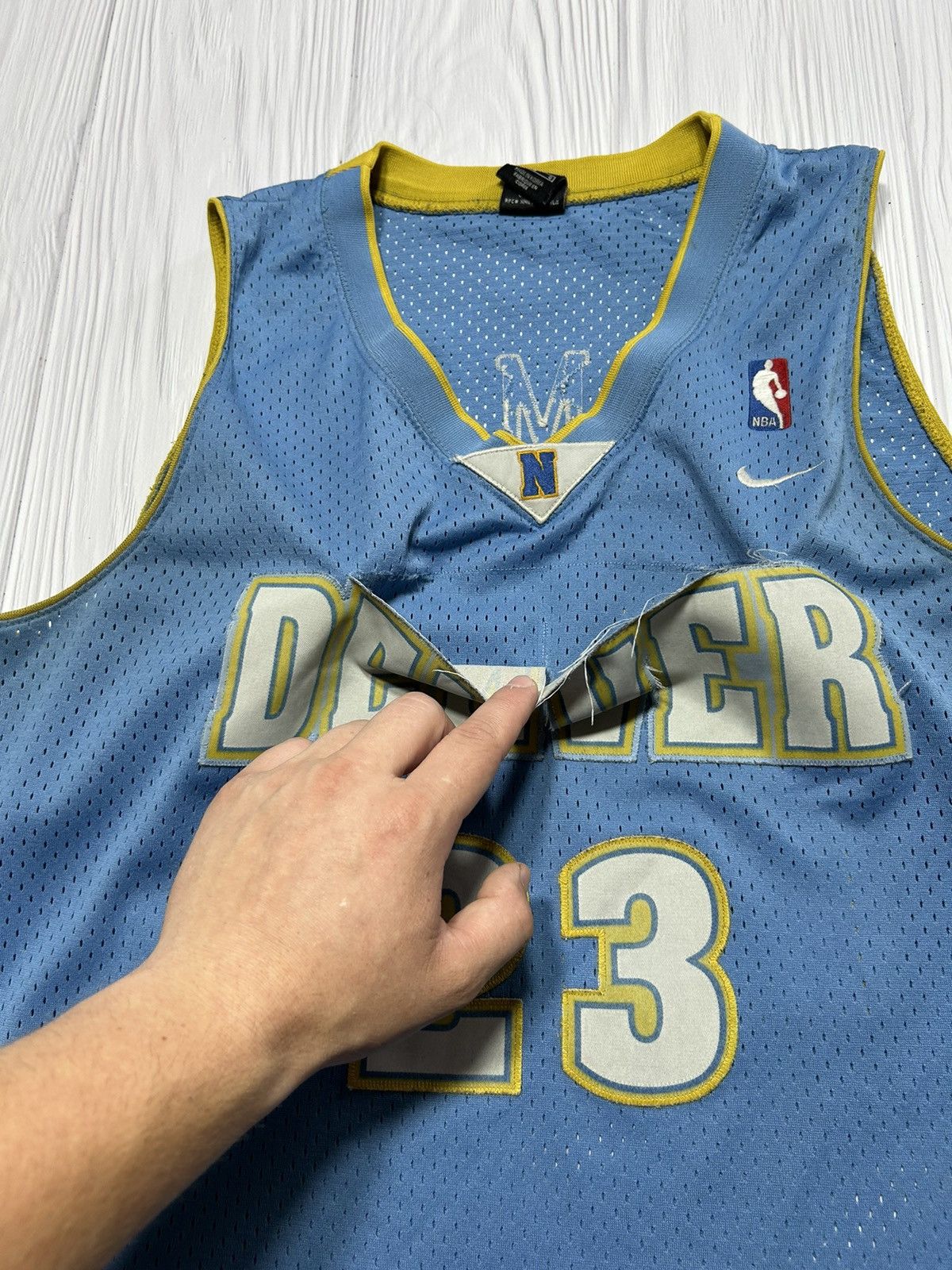 NBA Vintage Nike NBA Marcus Camby #23 Denver Jersey Size US L / EU 52-54 / 3 - 8 Thumbnail