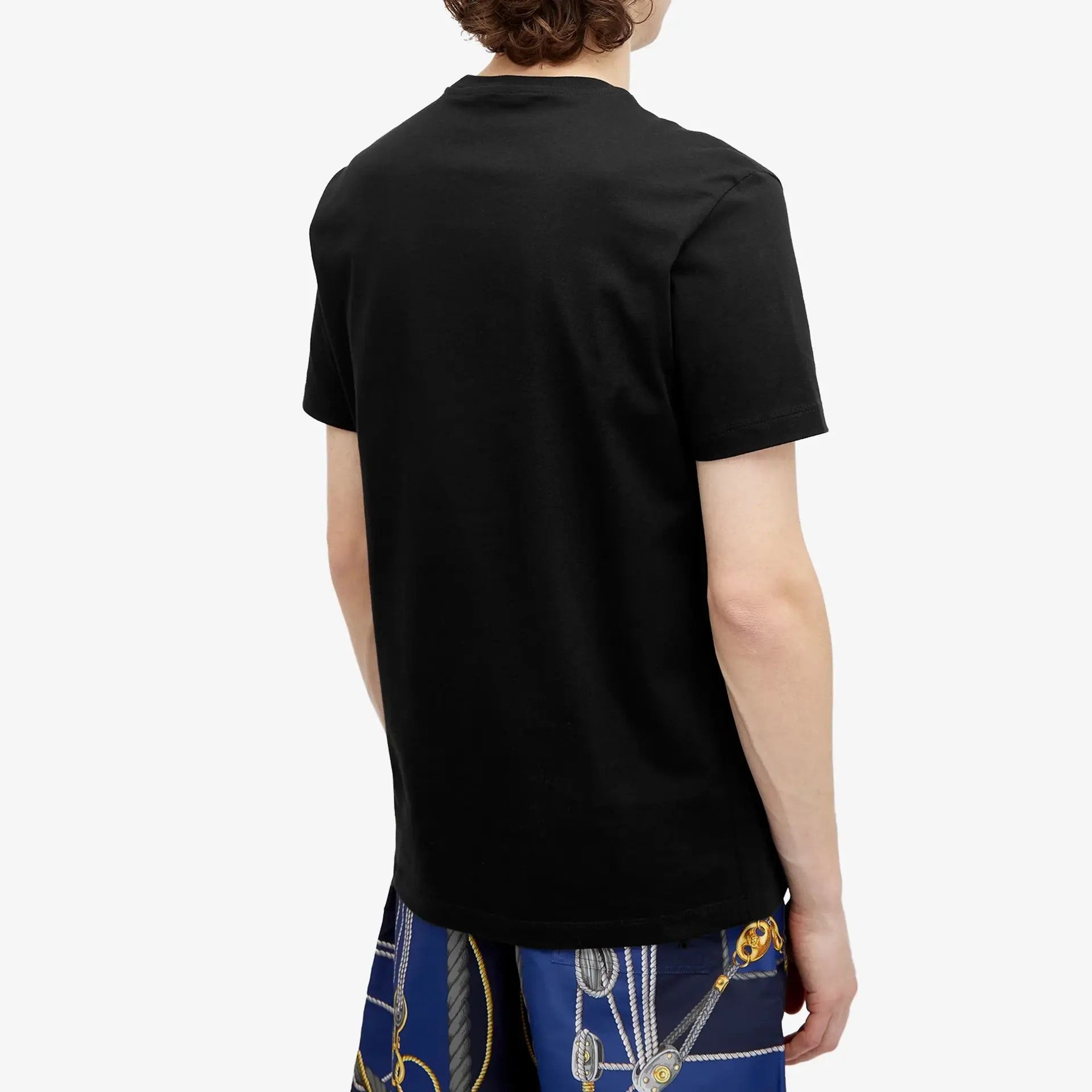 Versace o1s22i1n0125 Crewneck T-Shirt in Black Size US M / EU 48-50 / 2 - 2 Thumbnail