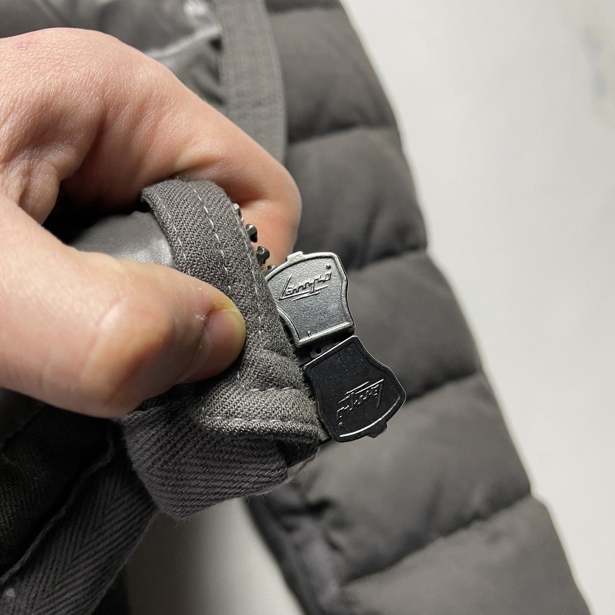 Moncler × Vintage MONCLER Astere Giubbotto Gray Hooded Down Puffer Jacket XS Size XS / US 0-2 / IT 36-38 - 11 Thumbnail