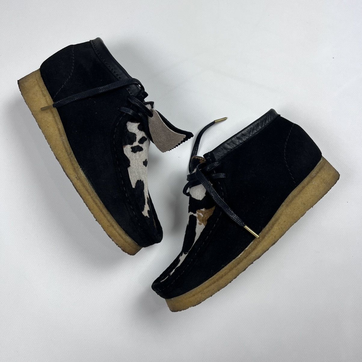 Clarks Clark’s Wallabee boot cow print Size US 8.5 / IT 38.5 - 3 Thumbnail
