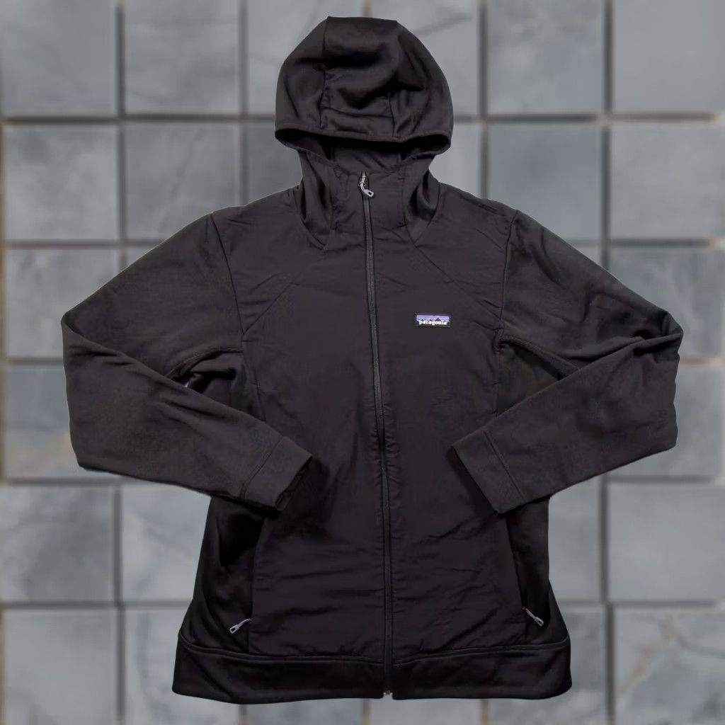 Patagonia Patagonia Jacket Women Large Black Full Zip Crosstrek Hybrid Hoody Outdoors Size L / US 10 / IT 46 - 1 Thumbnail