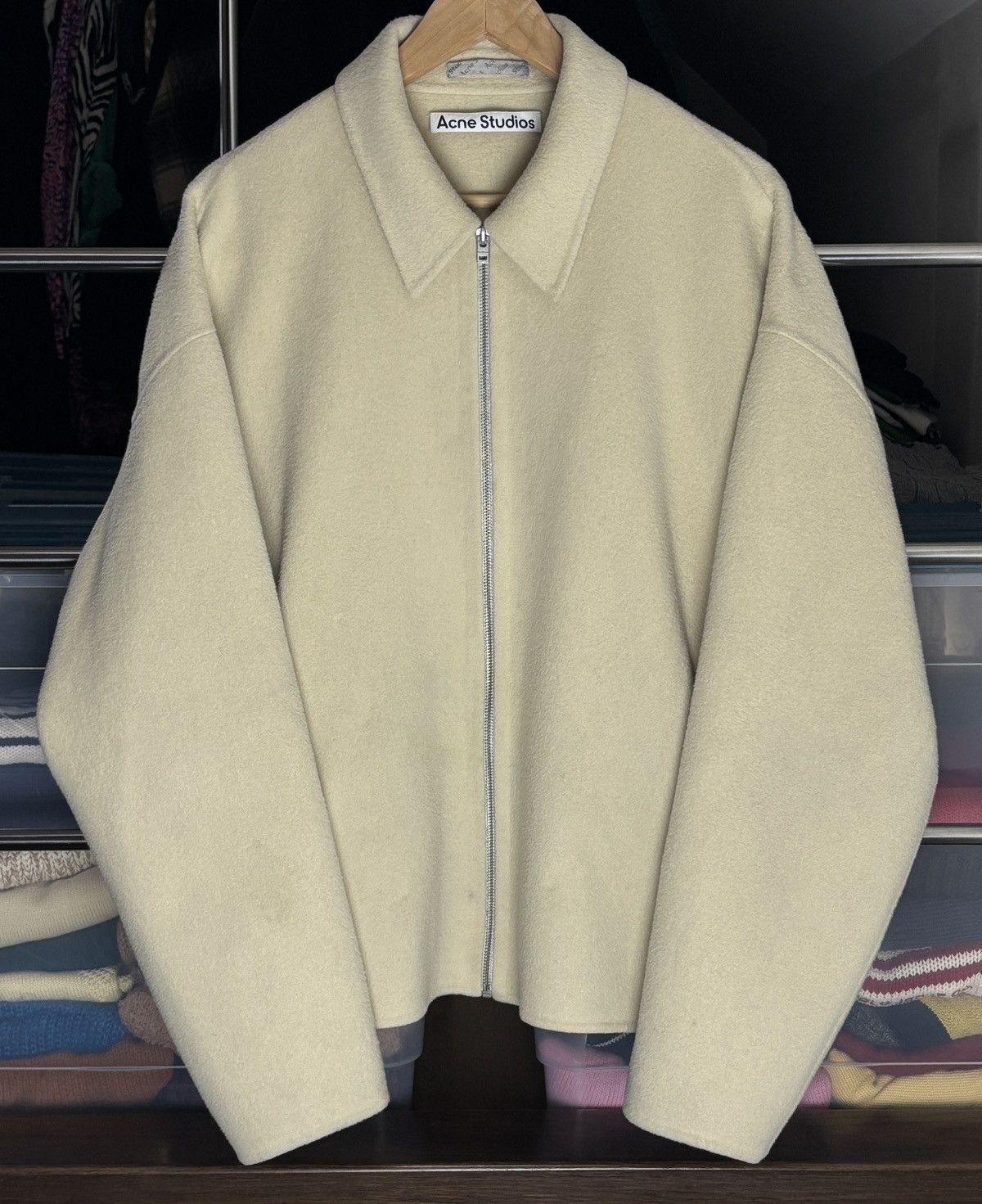 Acne Studios Acne Studios Doverio Wool Flannel Boxy Rare Jacket Size US M / EU 48-50 / 2 - 1 Thumbnail
