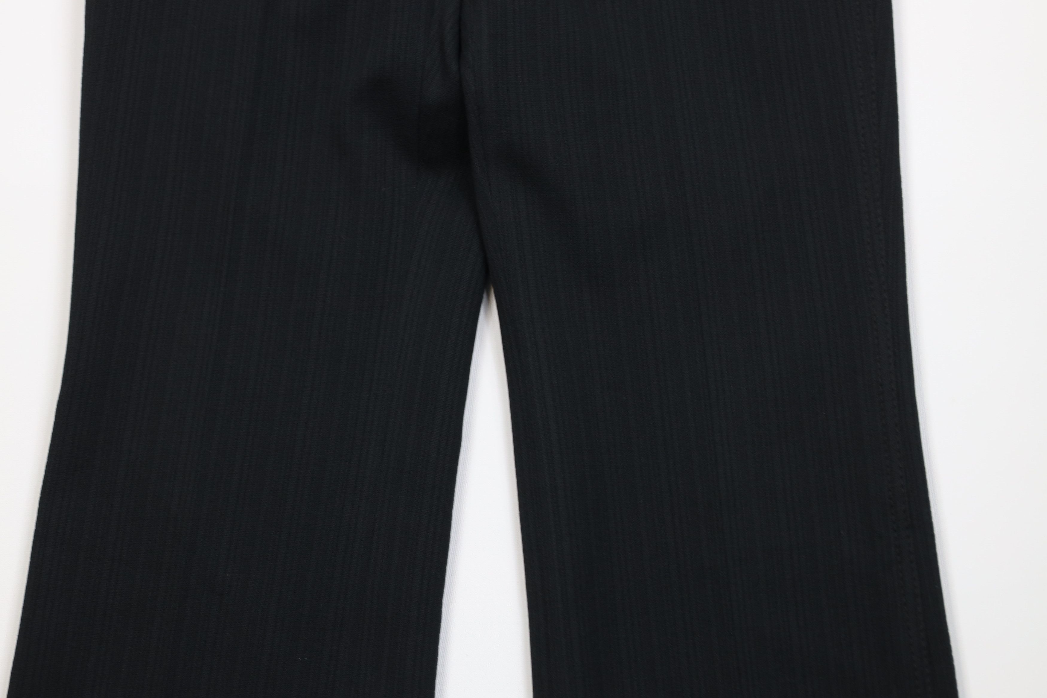 Vintage Vintage 70s Streetwear Knit Bell Bottoms Pants Black USA Size US 32 / EU 48 - 3 Thumbnail