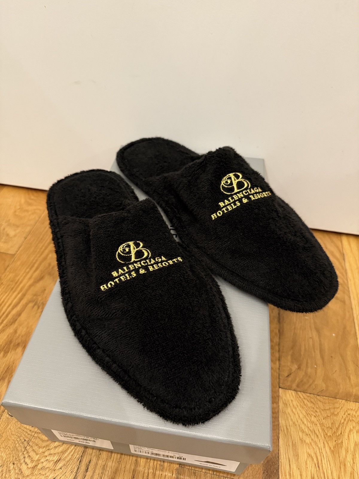 Balenciaga F24 Hotel Flat Mule Slippers | Grailed