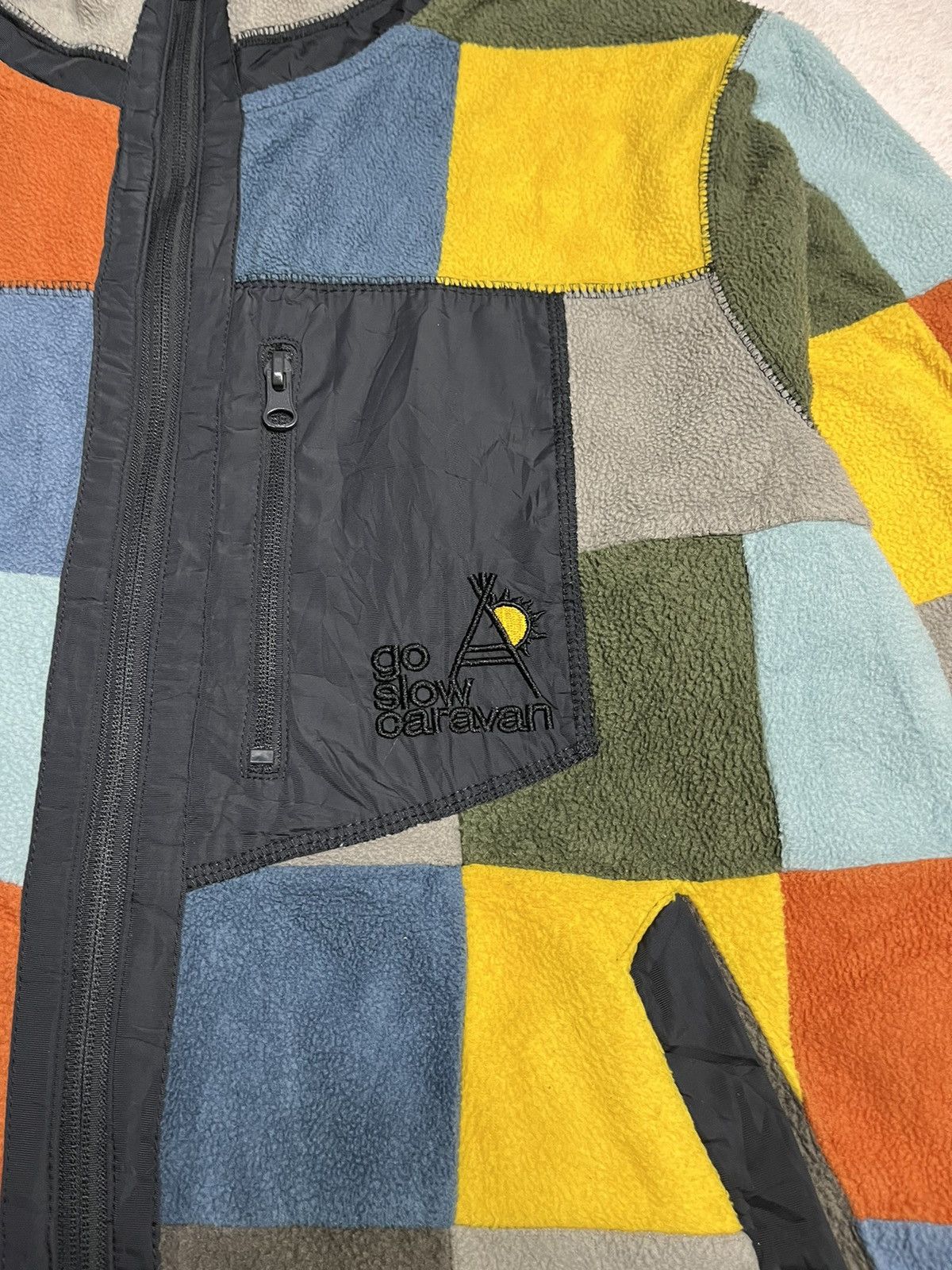 Japanese Brand × go slow caravan Go Slow Caravan Patchwork Jacket Size US L / EU 52-54 / 3 - 5 Thumbnail