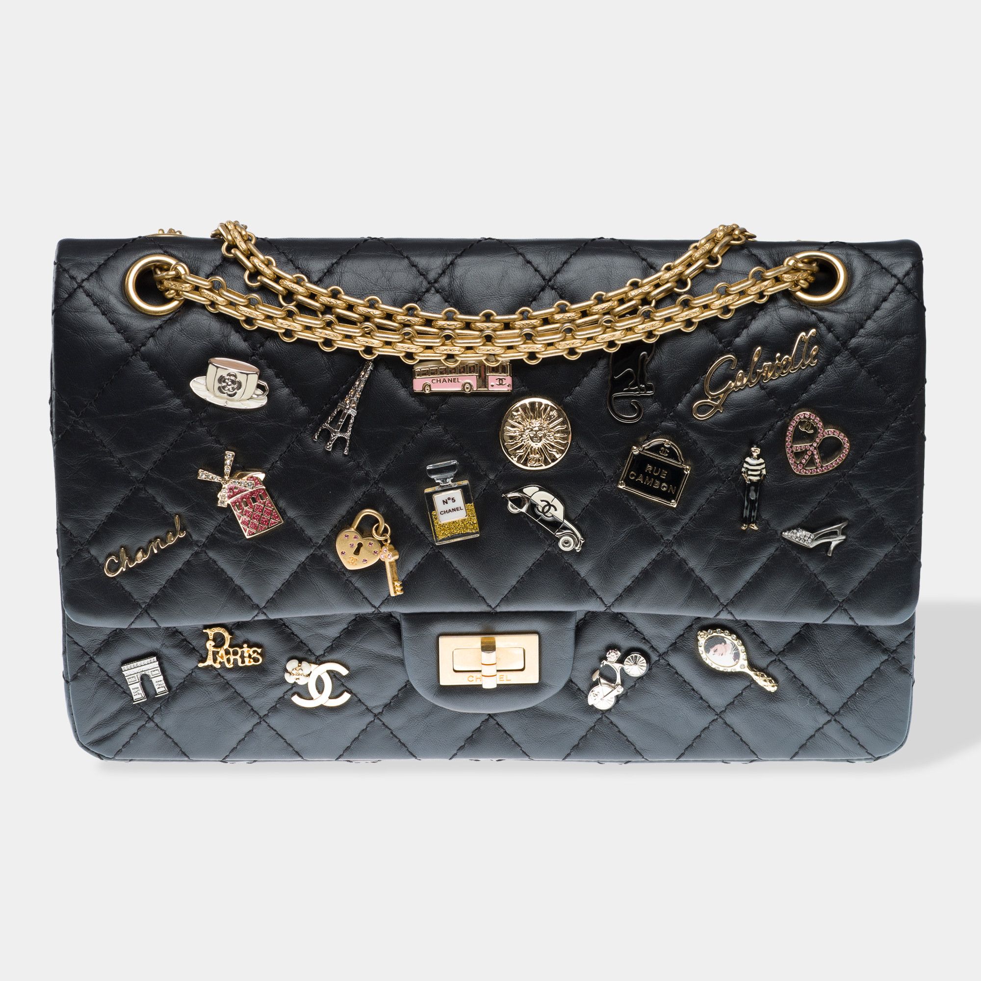 Chanel Chanel 2.55 in Black Leather Size ONE SIZE - 1 Thumbnail