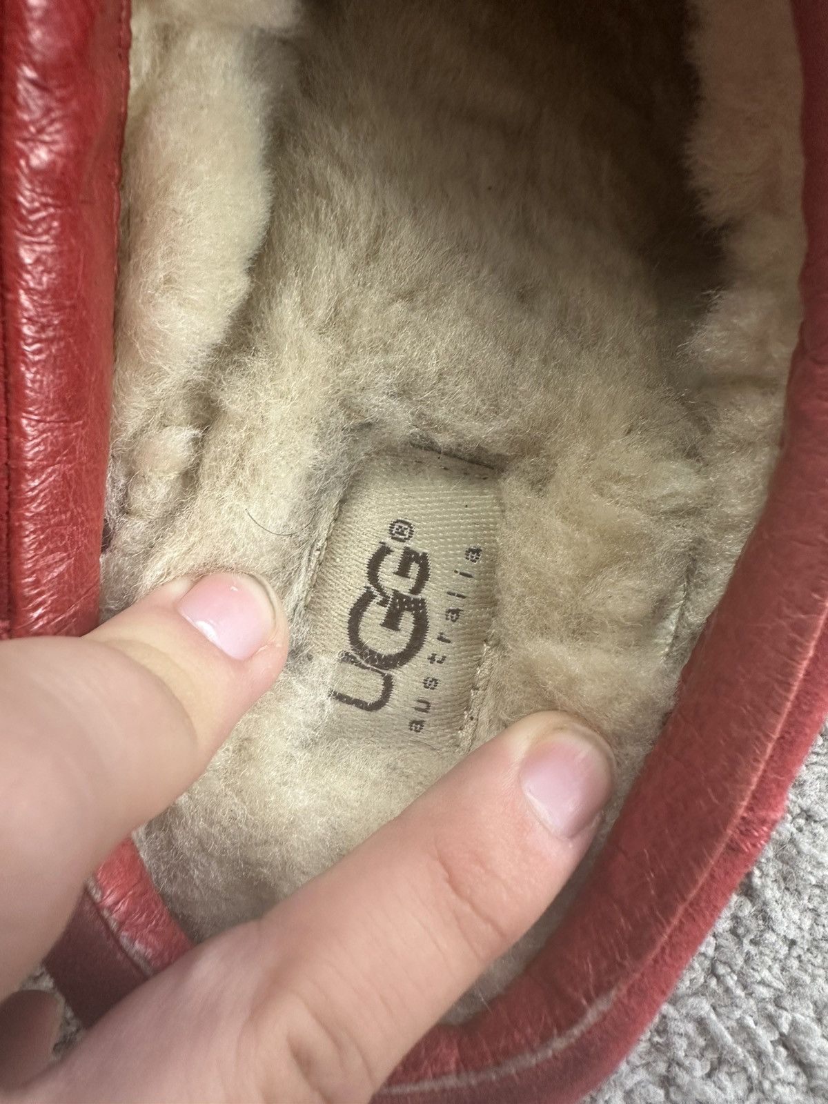 Ugg UGG Australia COTTAGE CLOG Red SLIP ON Slippers Rare Size 10 Size US 10 / IT 40 - 6 Thumbnail