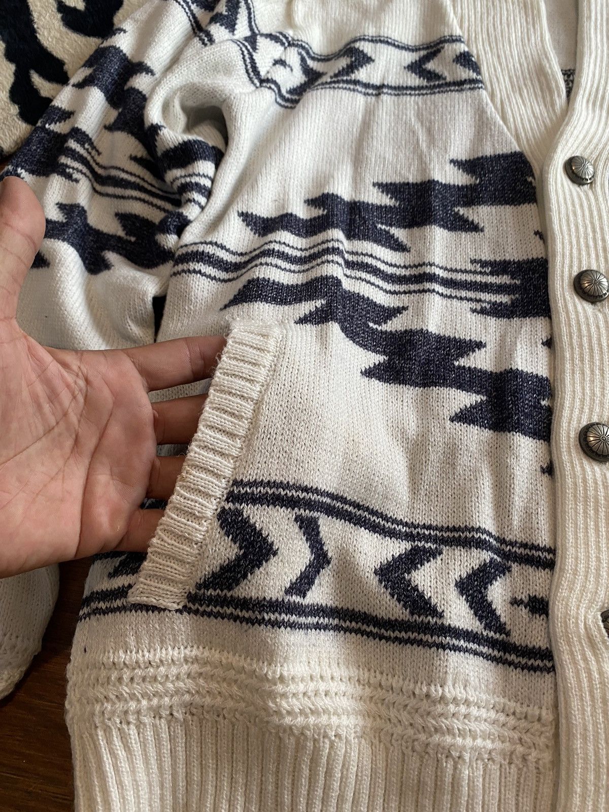 Japanese Brand × Wacko Maria JAPANESE BRAND 90’s CHIMYO FLEECE KNIT CARDIGAN Size US L / EU 52-54 / 3 - 3 Thumbnail