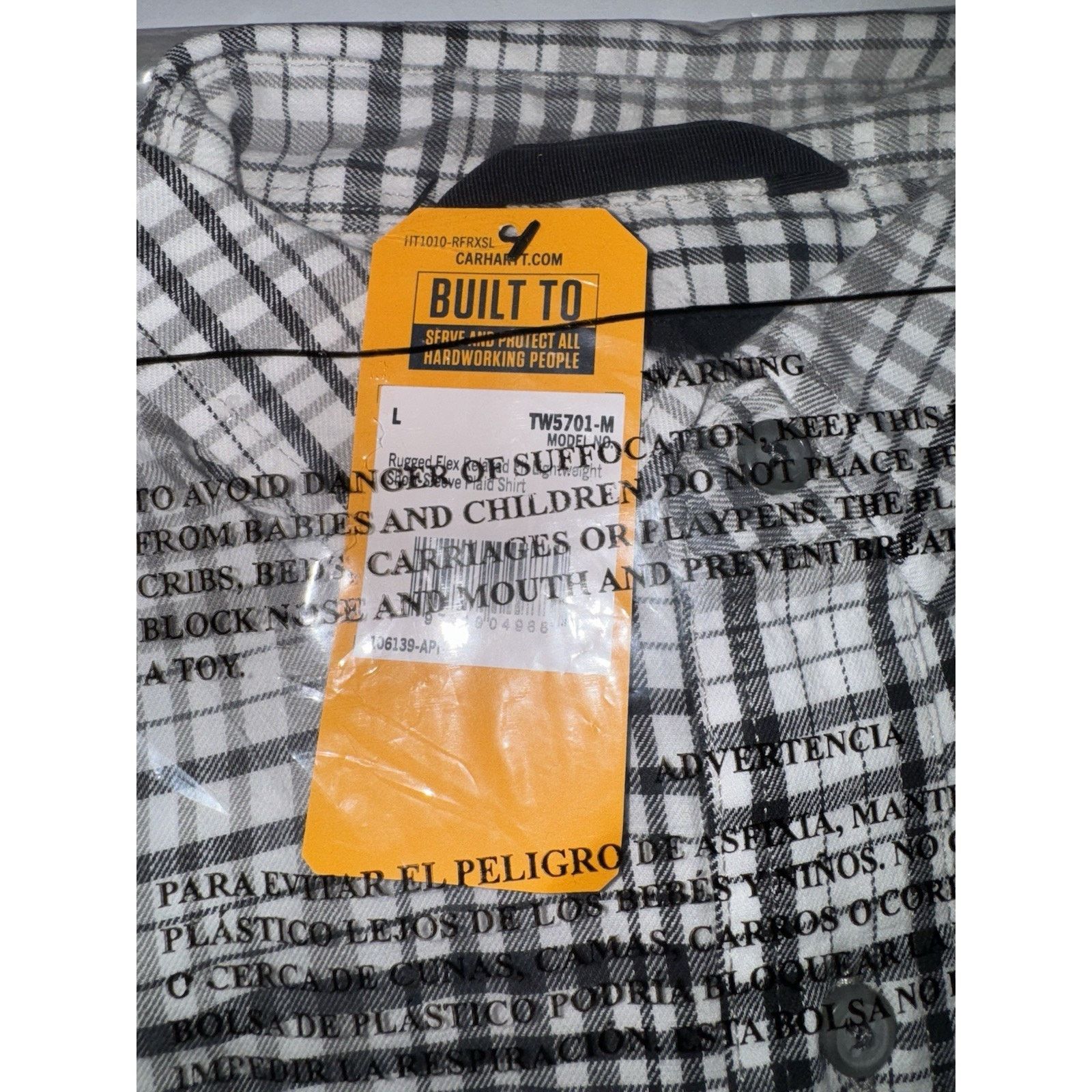 Carhartt NWT Carhartt Mens Shirt Rugged Flex Short Sleeve L Gray Size US L / EU 52-54 / 3 - 4 Thumbnail