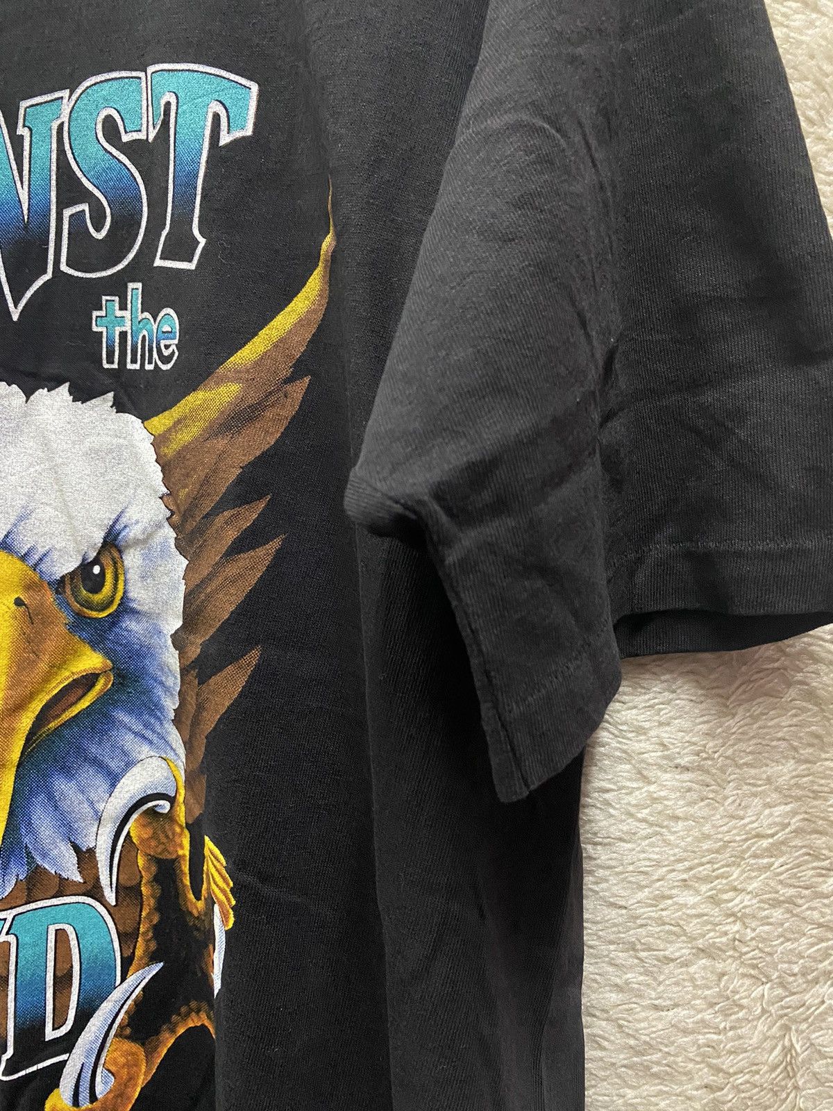 VINTAGE HARLEY DAVIDSON AGAINST THE WIND