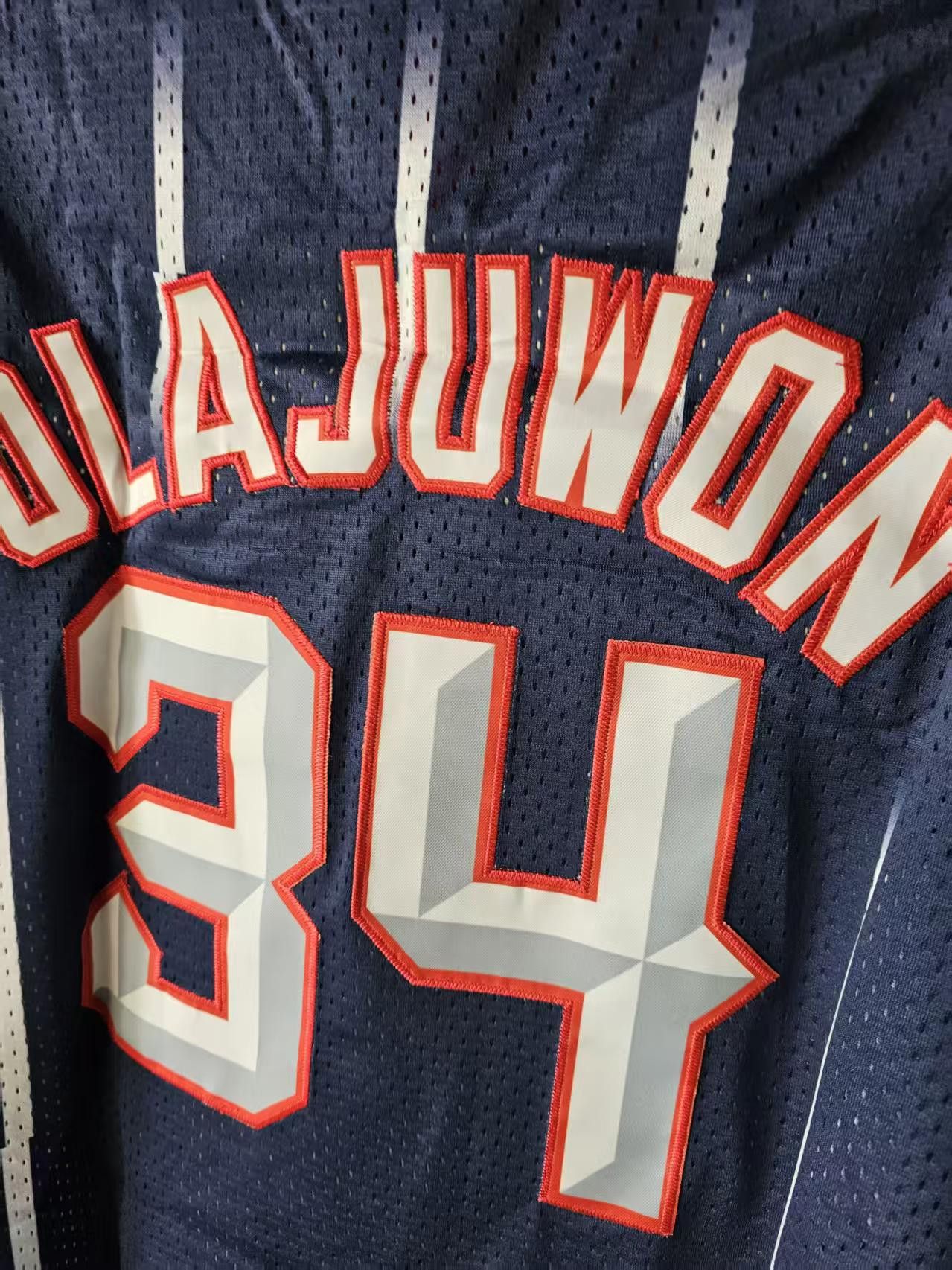 NBA Houston Rockets #34 Hakeem Olajuwon Jersey Size US S / EU 44-46 / 1 - 4 Thumbnail