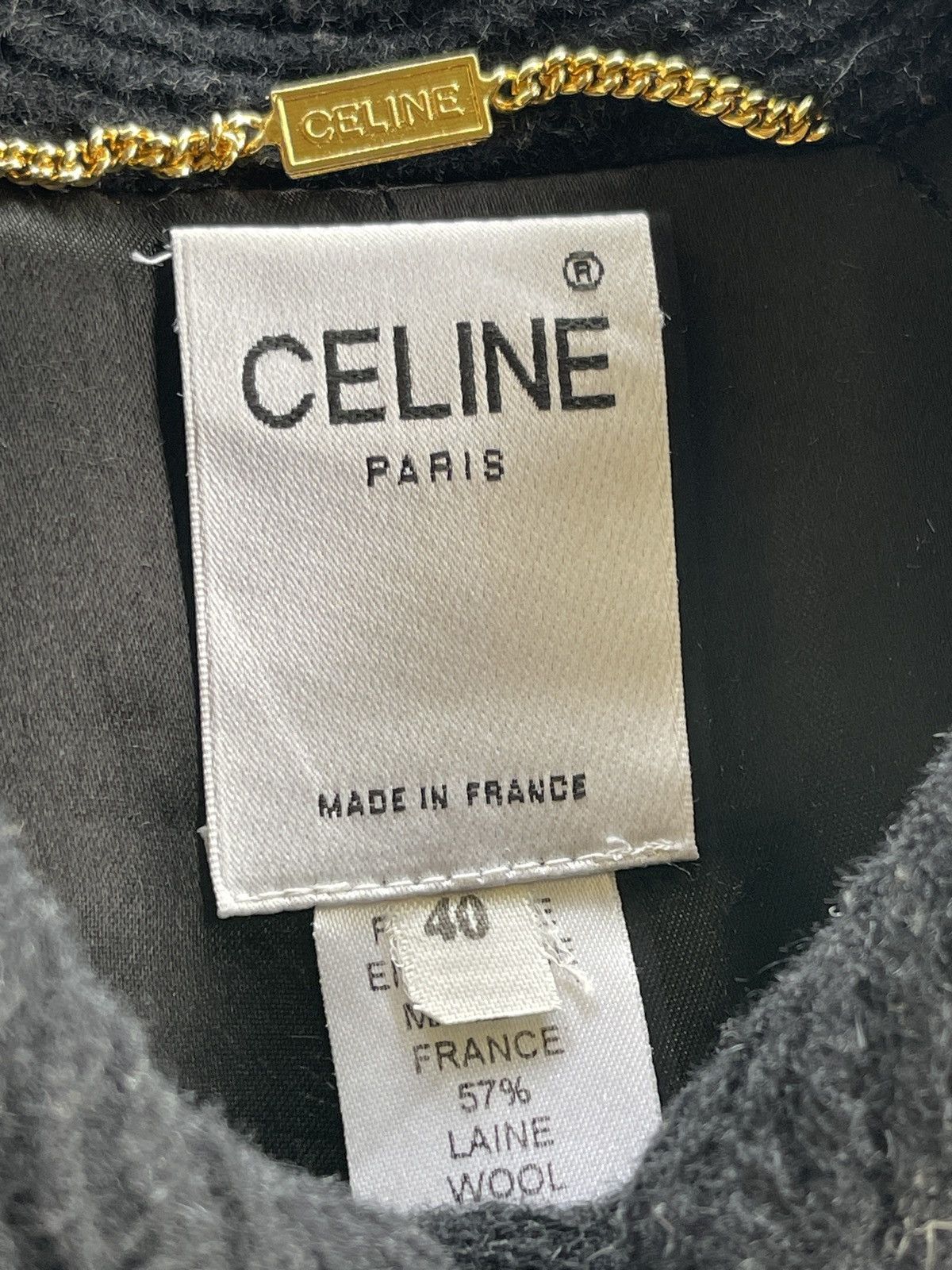 Celine 90s Celine Luxury Oversize Mohair Coat Size M / US 6-8 / IT 42-44 - 7 Thumbnail